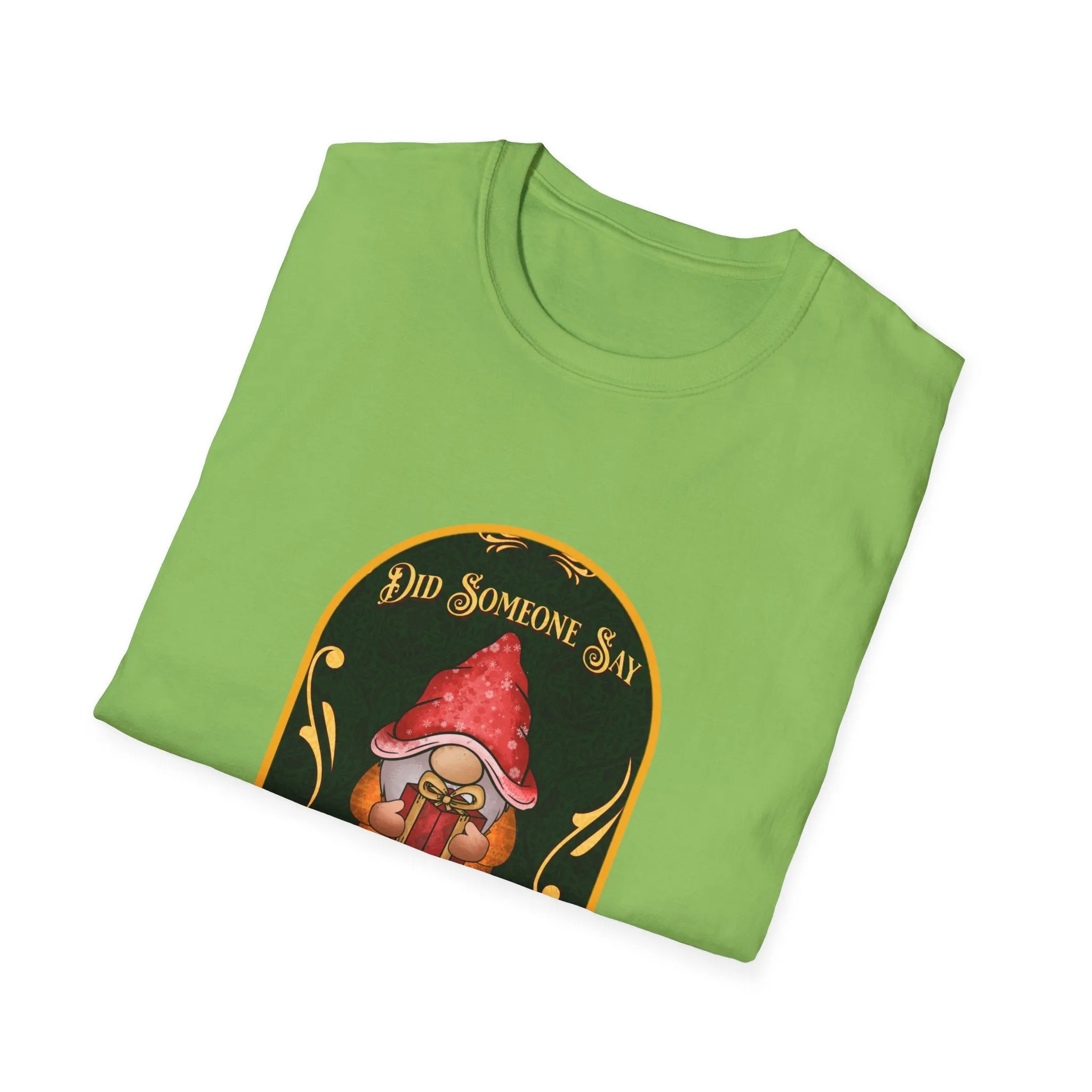 Gnome Presents Unisex Softstyle T-Shirt