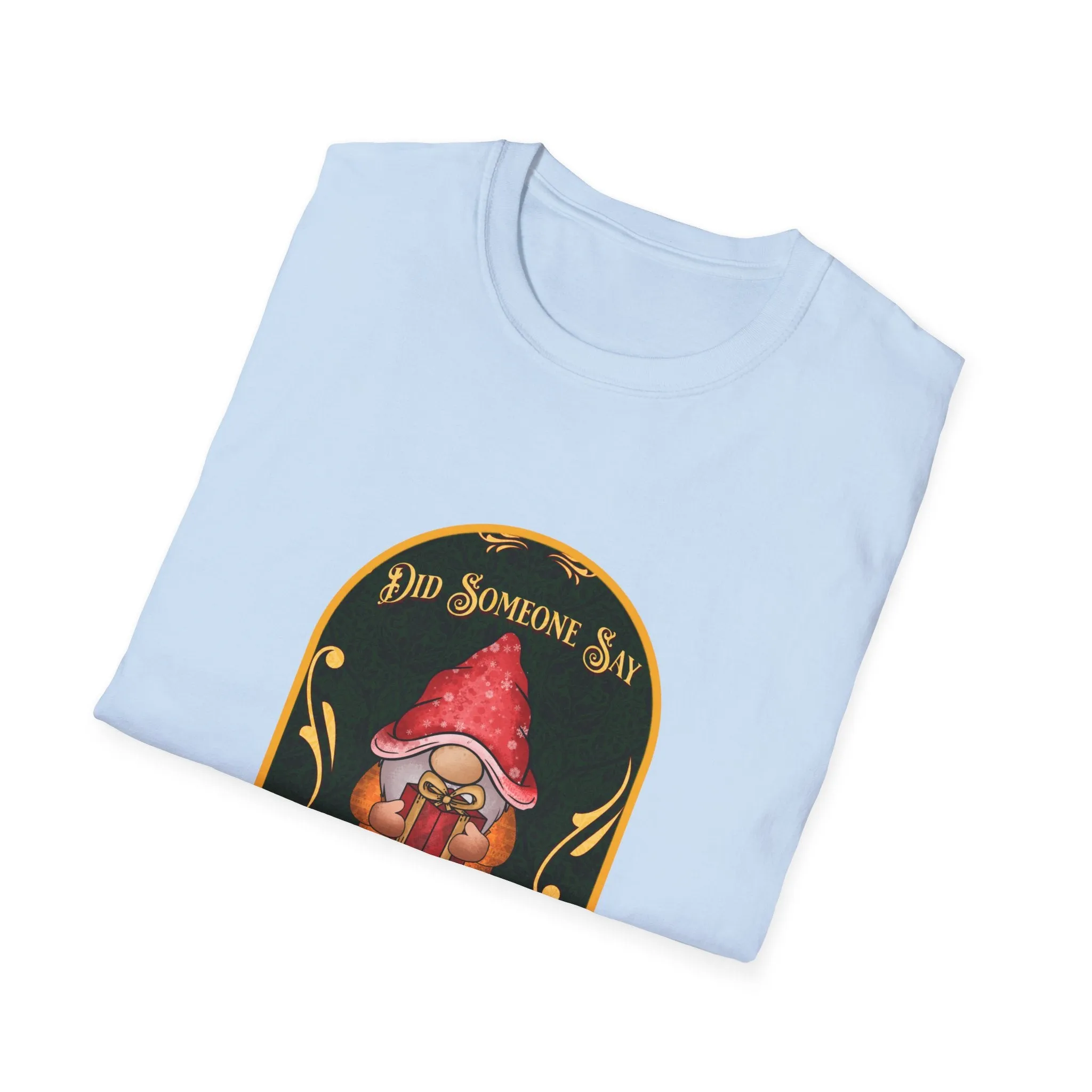 Gnome Presents Unisex Softstyle T-Shirt