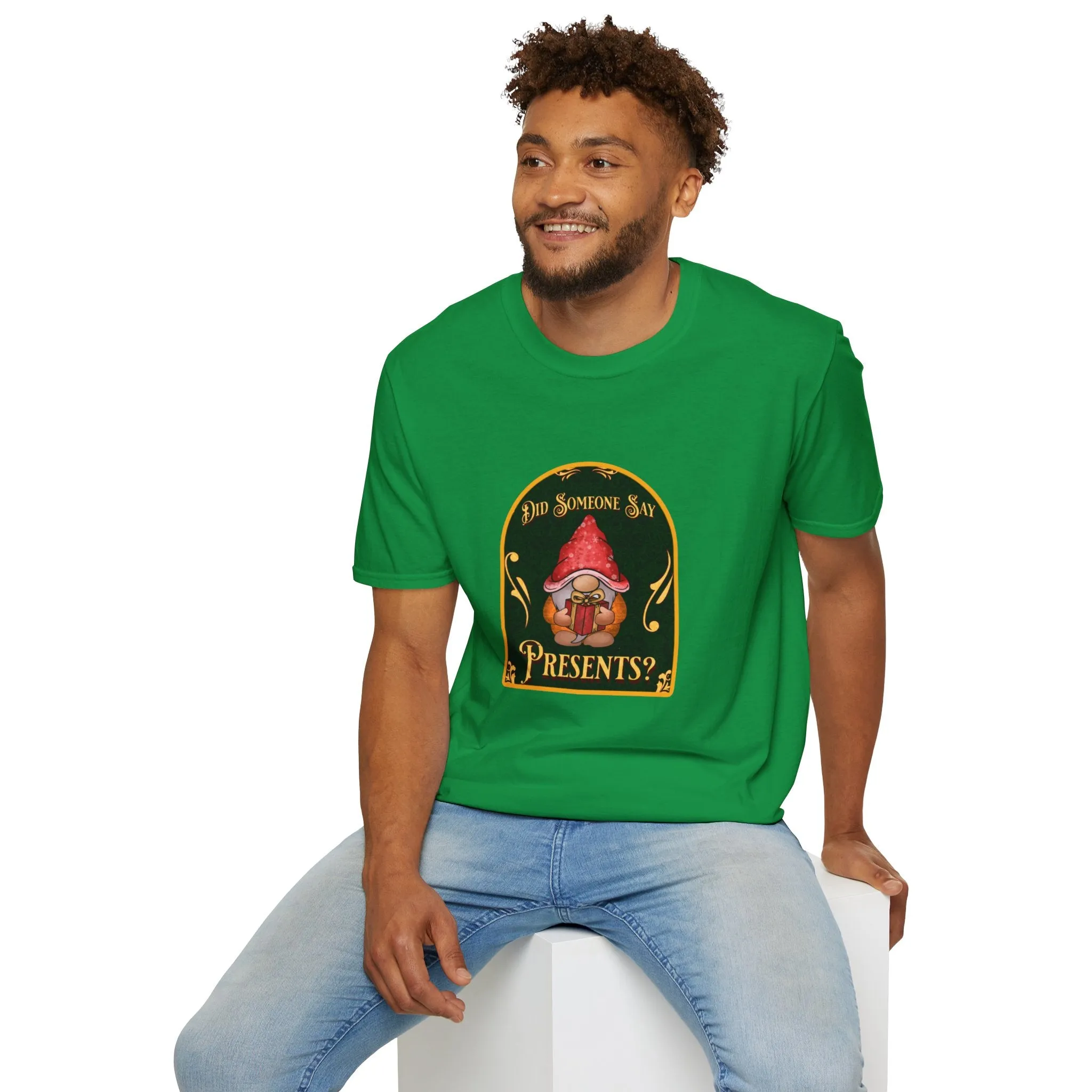 Gnome Presents Unisex Softstyle T-Shirt