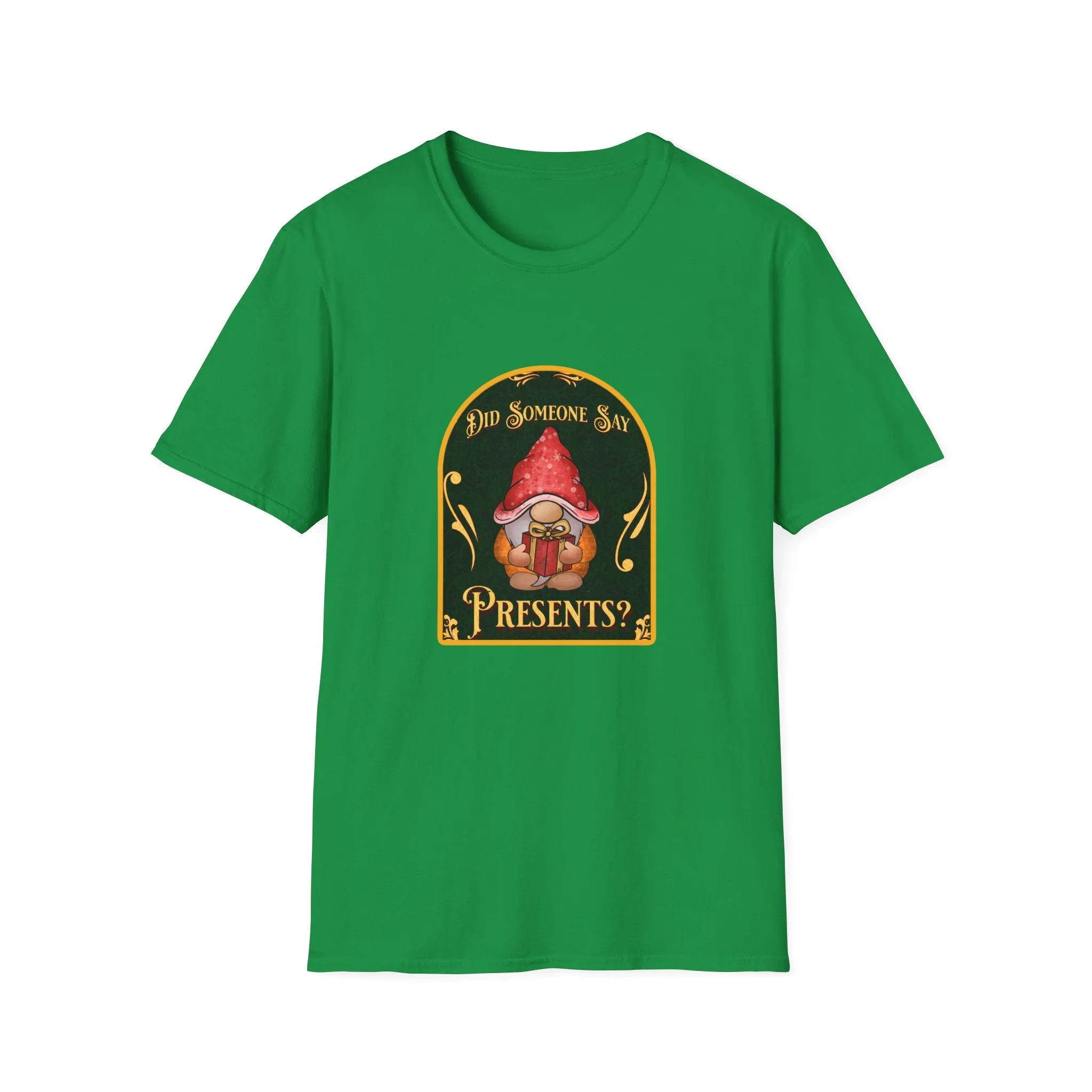 Gnome Presents Unisex Softstyle T-Shirt