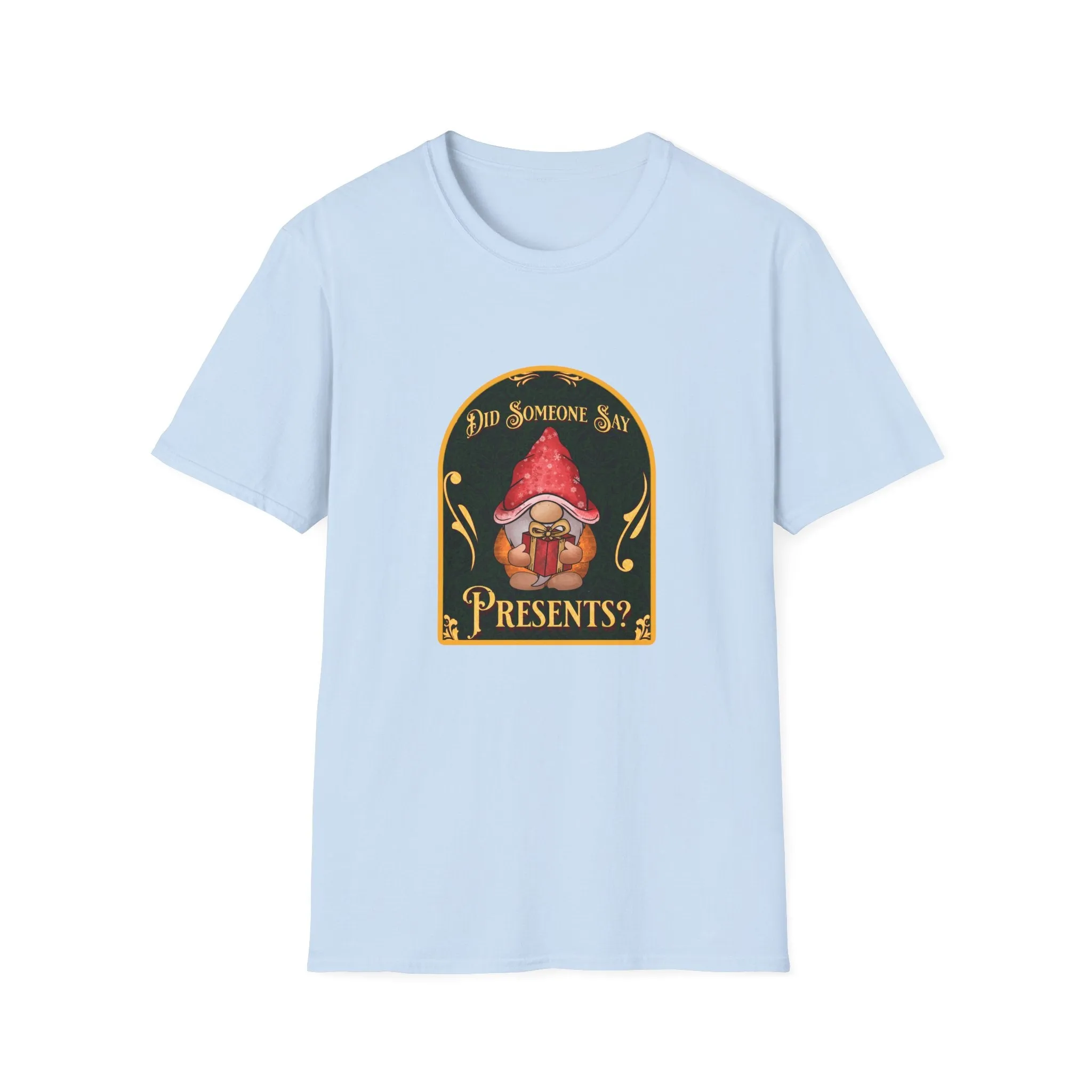 Gnome Presents Unisex Softstyle T-Shirt