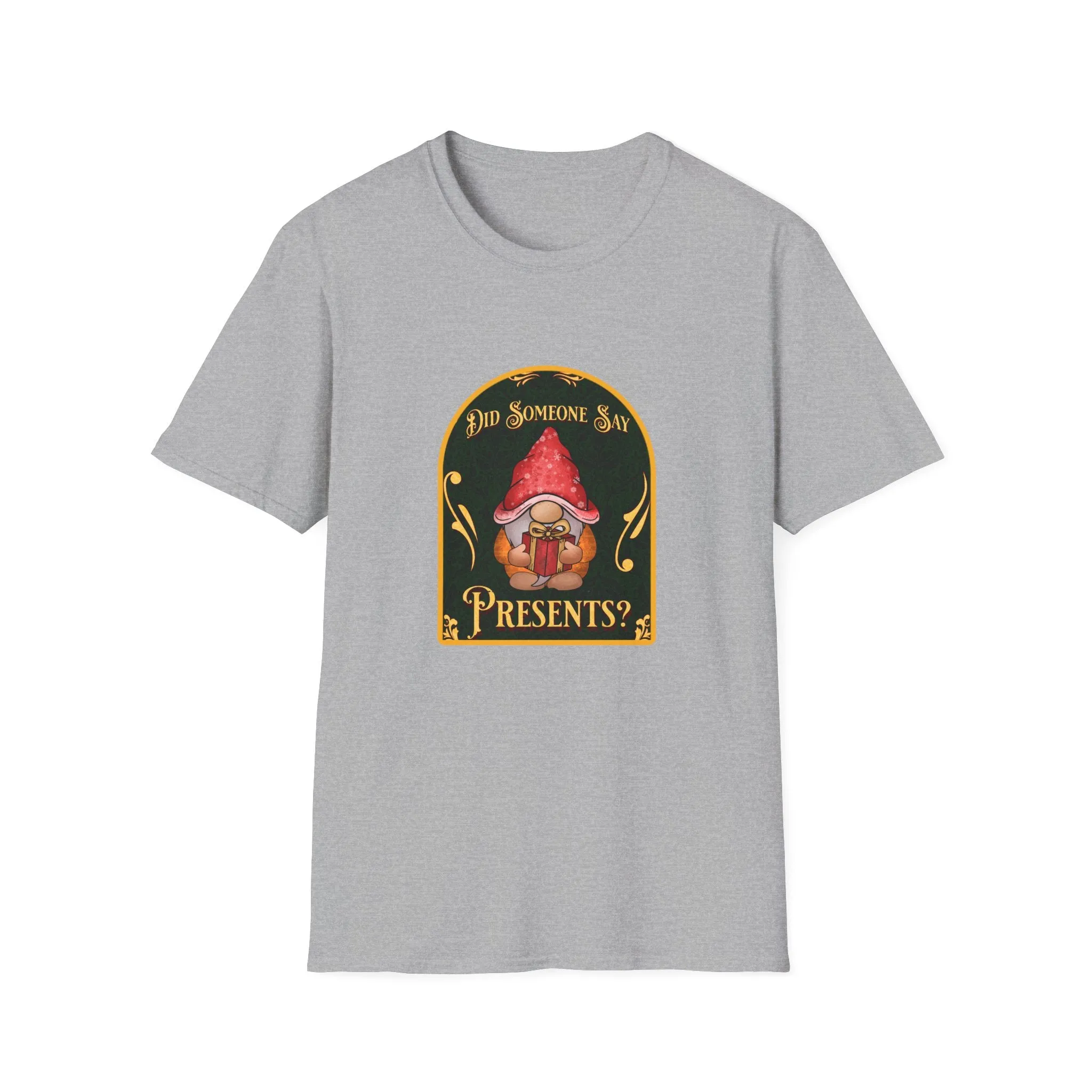 Gnome Presents Unisex Softstyle T-Shirt