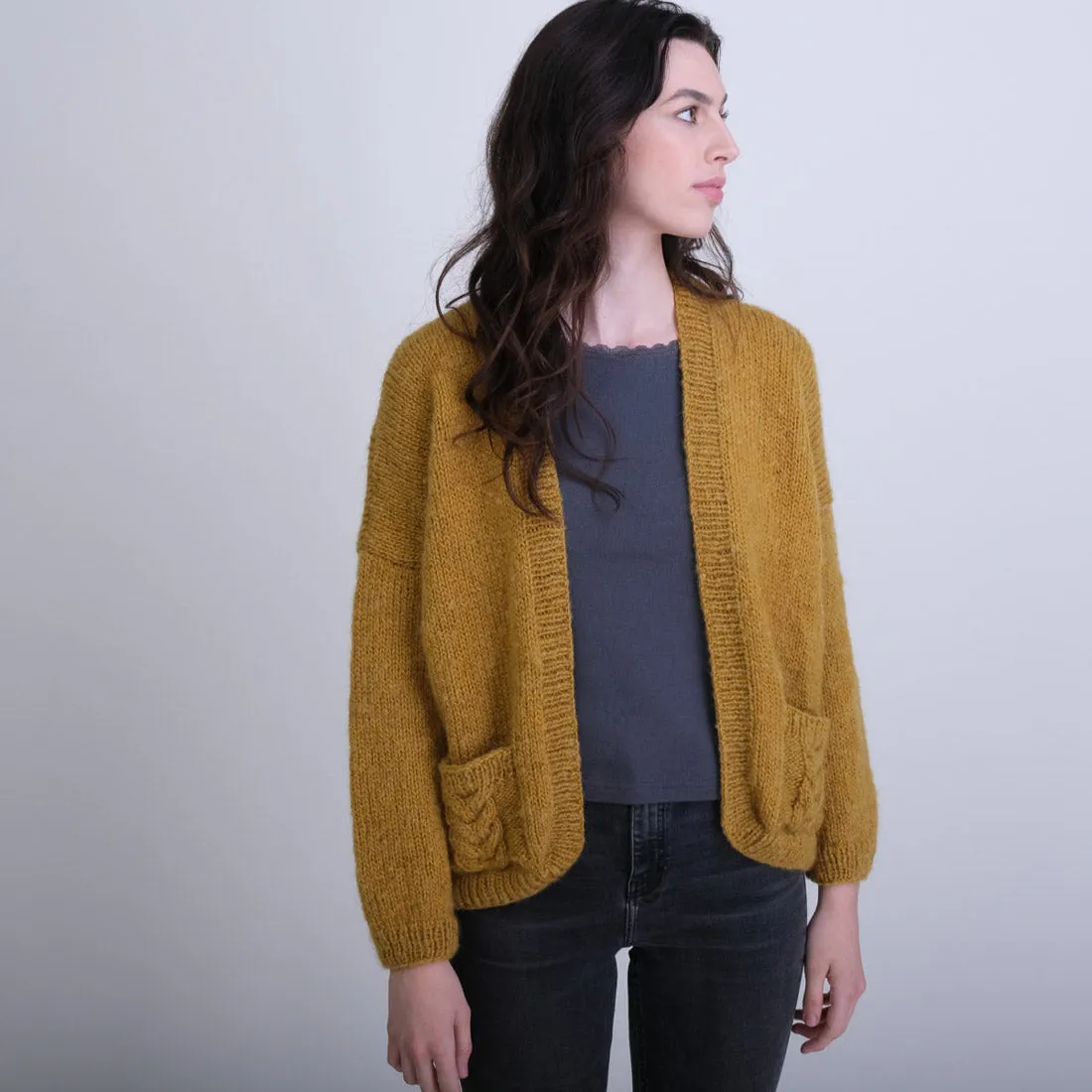 Grace Hand Made Wool Cardigan