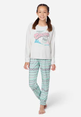 Graphic & Patterned Pajama Set