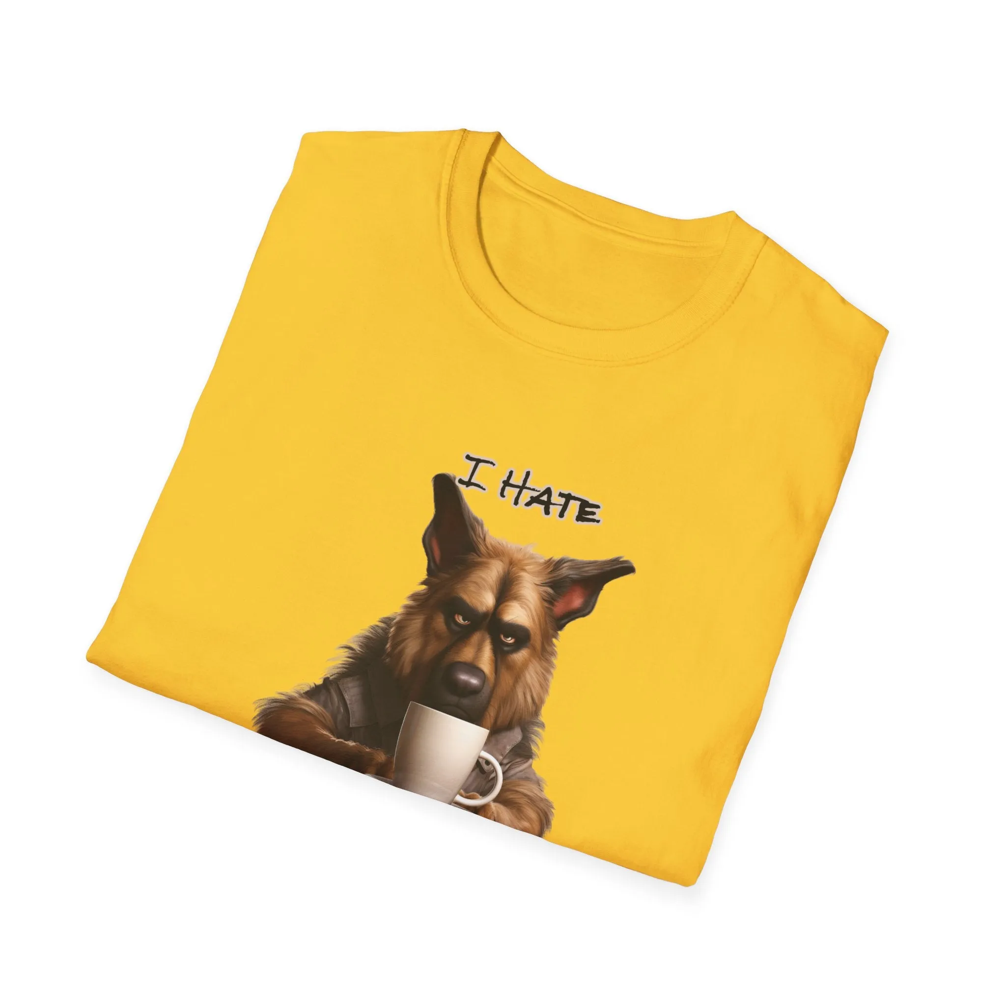 Grumpy Dog Unisex Softstyle T-Shirt