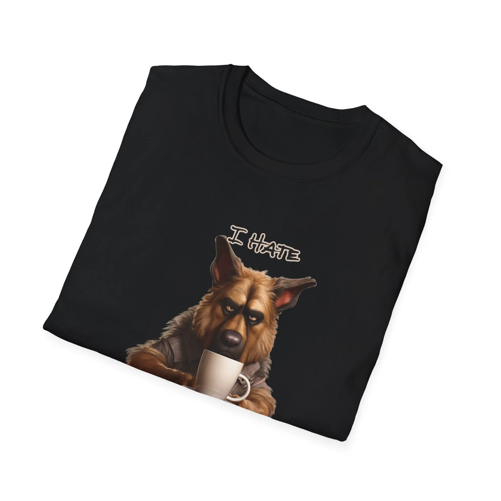 Grumpy Dog Unisex Softstyle T-Shirt