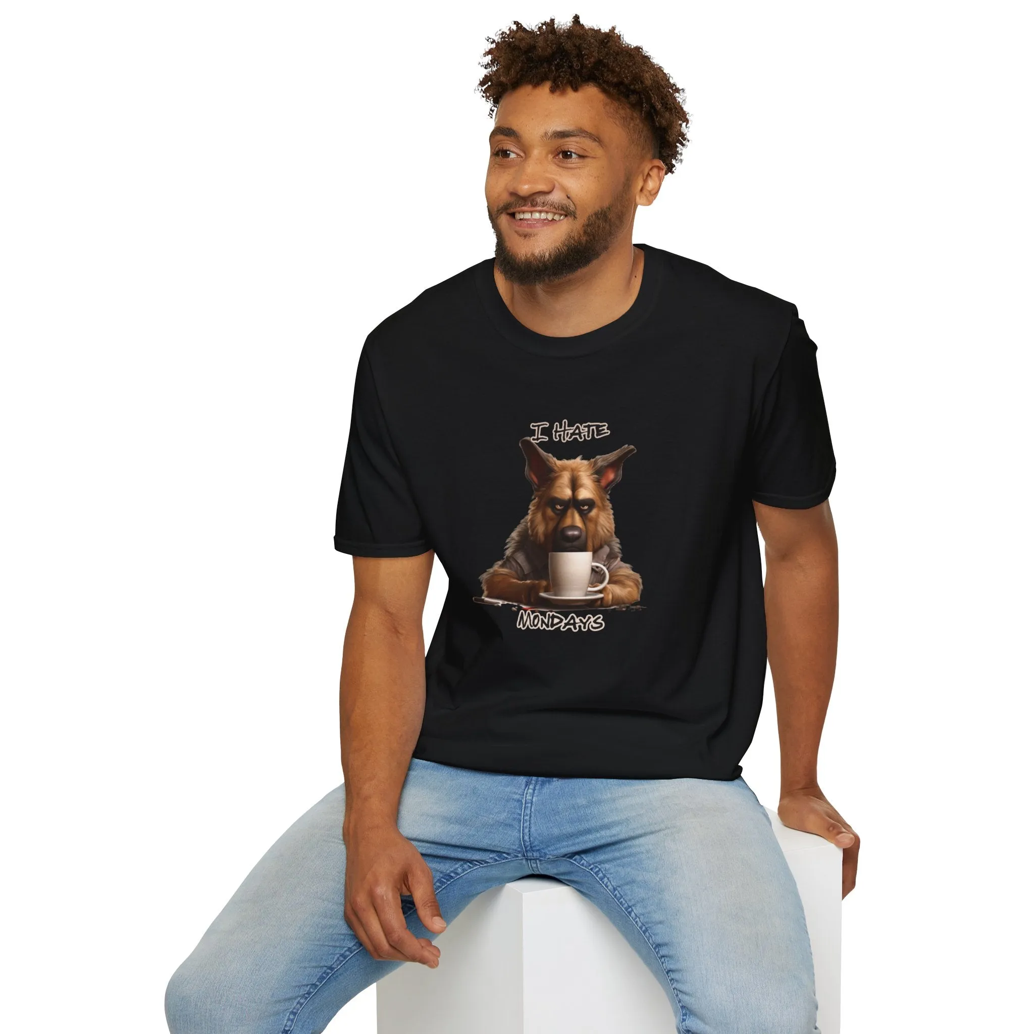 Grumpy Dog Unisex Softstyle T-Shirt