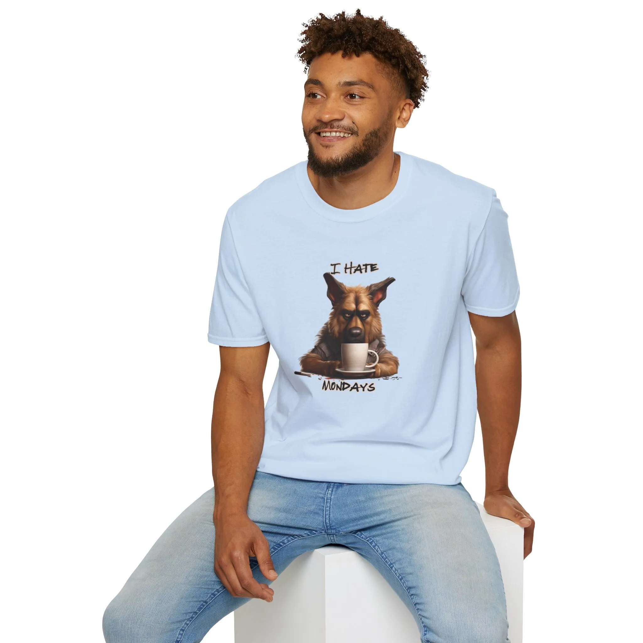 Grumpy Dog Unisex Softstyle T-Shirt