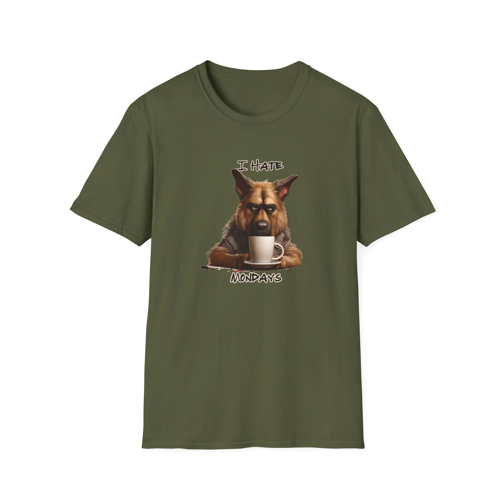 Grumpy Dog Unisex Softstyle T-Shirt