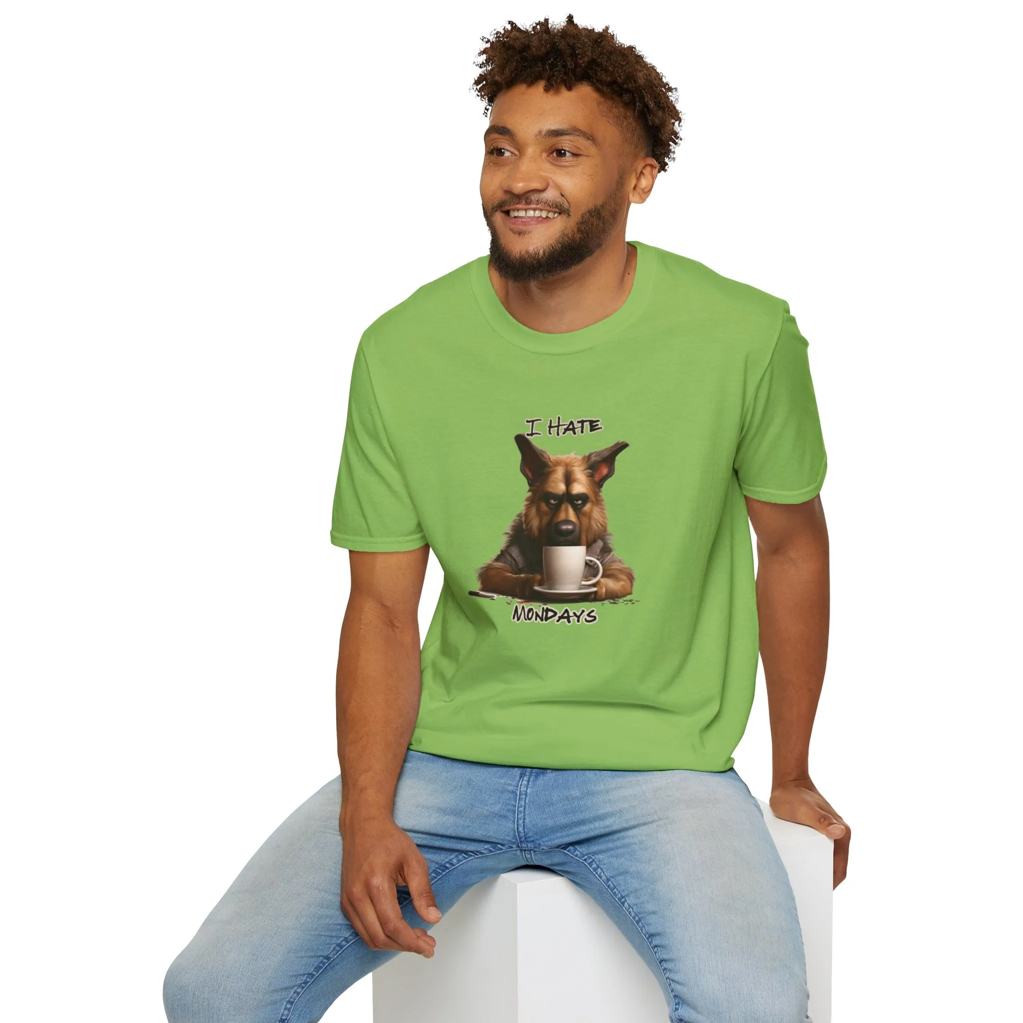 Grumpy Dog Unisex Softstyle T-Shirt