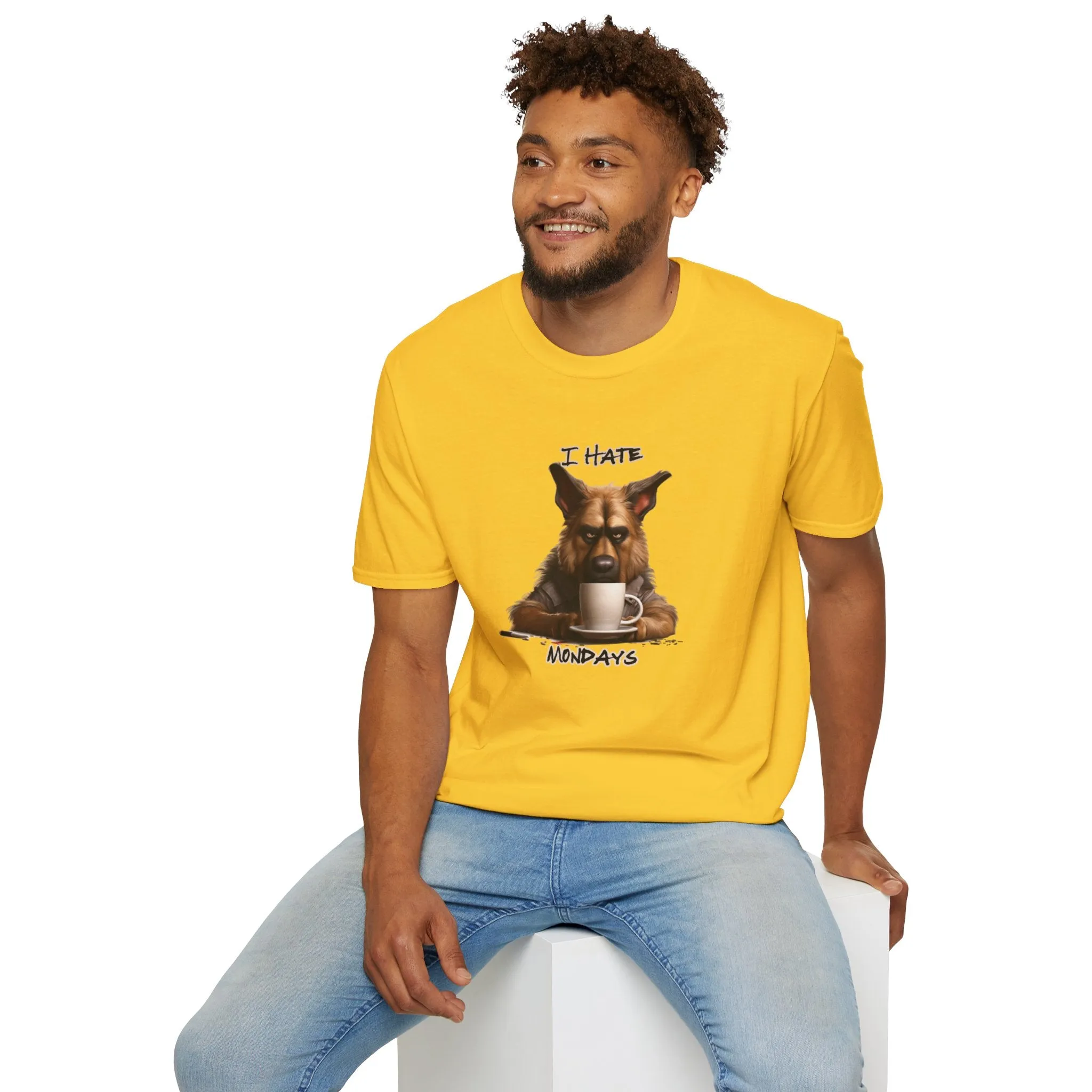 Grumpy Dog Unisex Softstyle T-Shirt