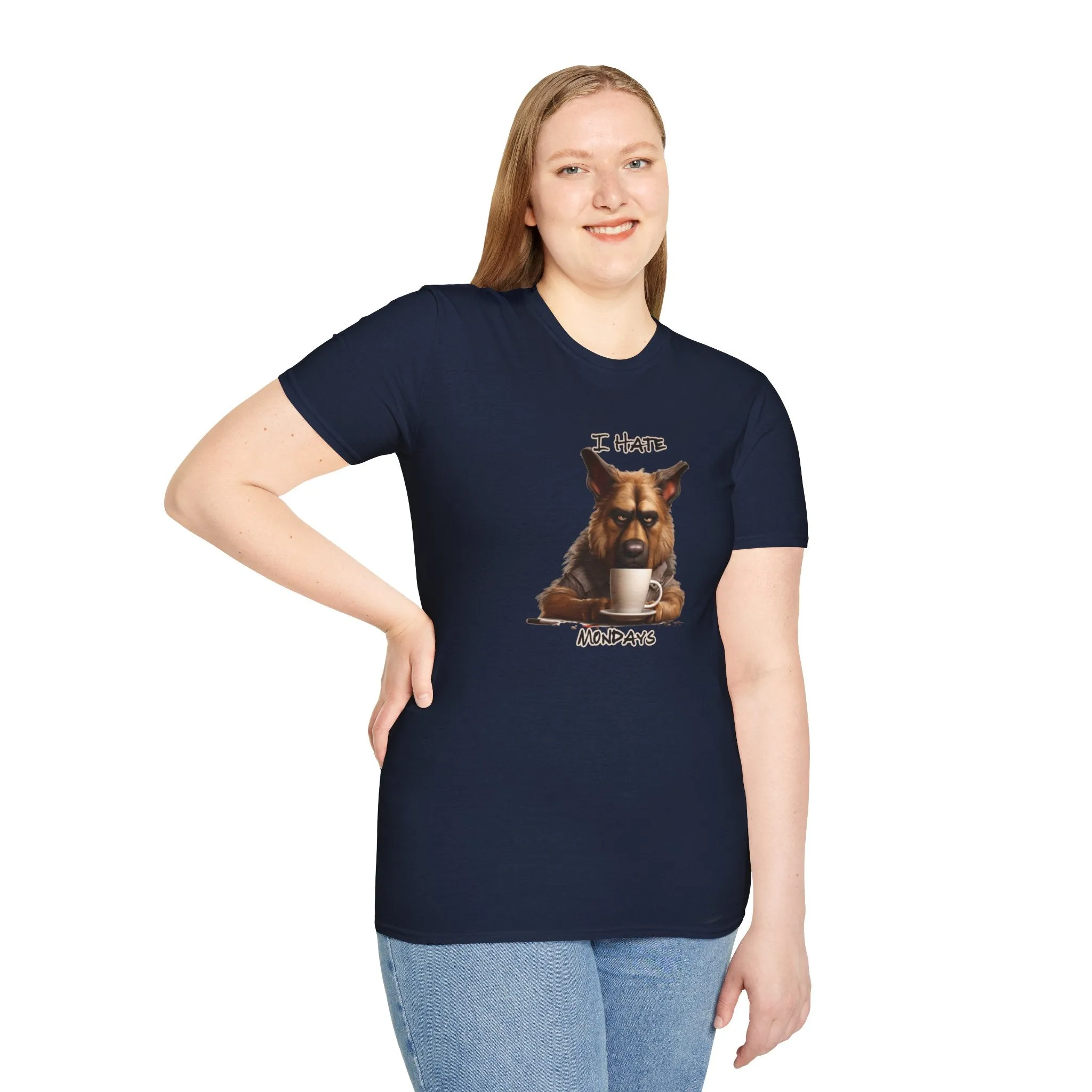 Grumpy Dog Unisex Softstyle T-Shirt