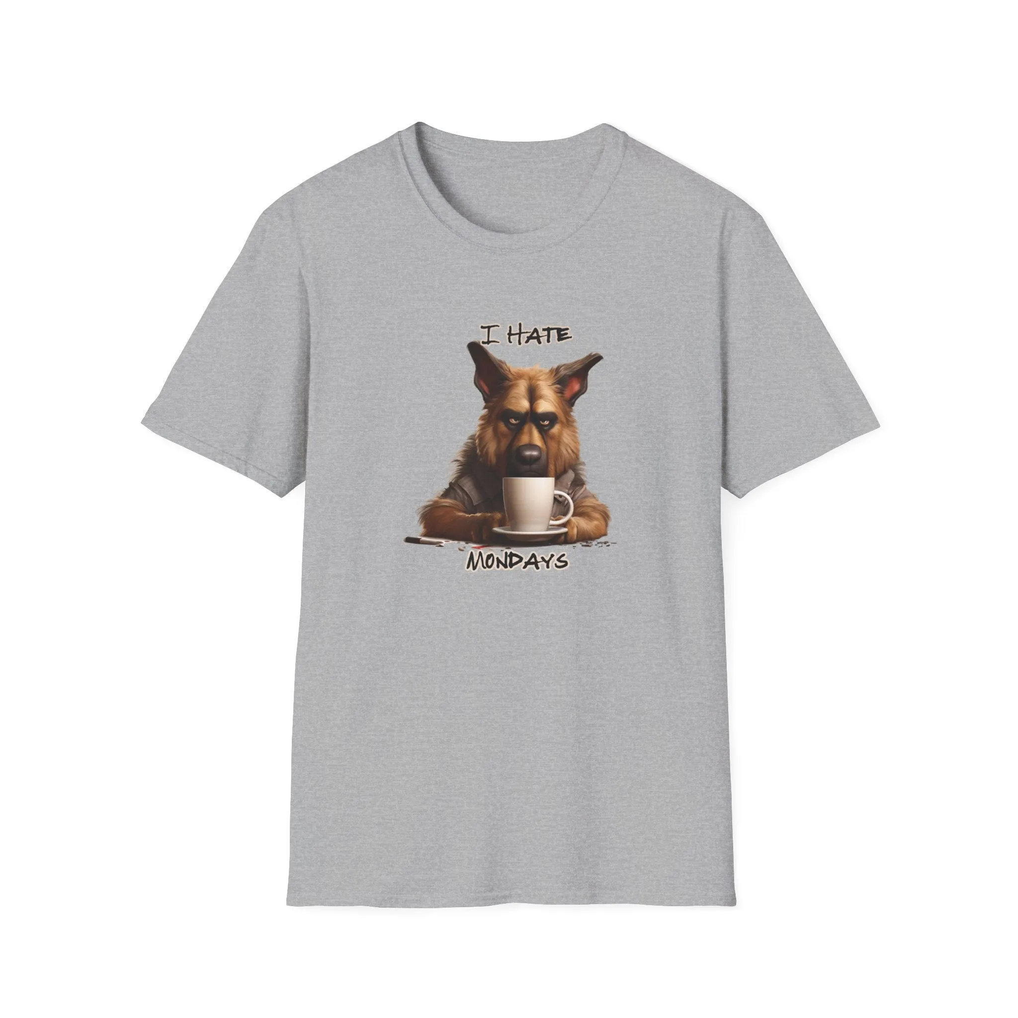 Grumpy Dog Unisex Softstyle T-Shirt