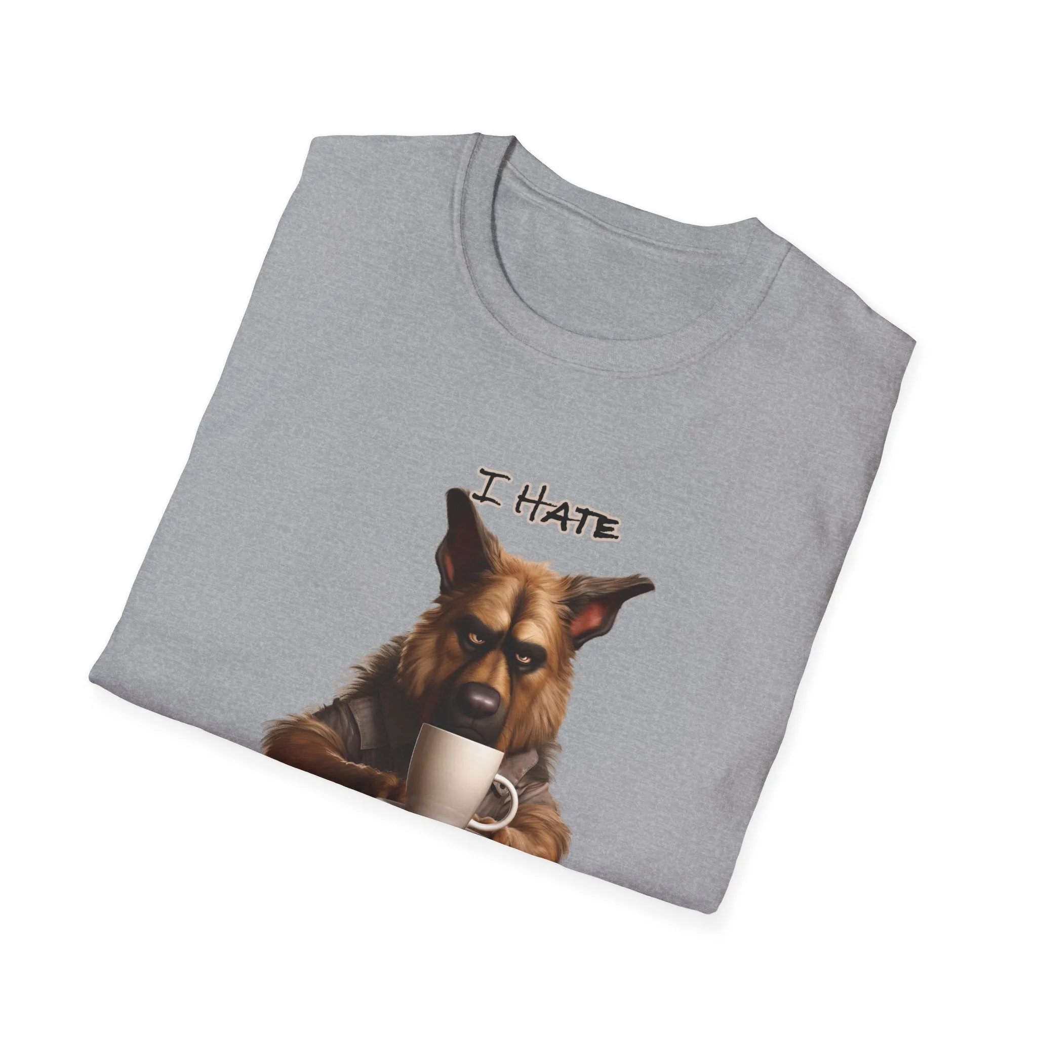 Grumpy Dog Unisex Softstyle T-Shirt