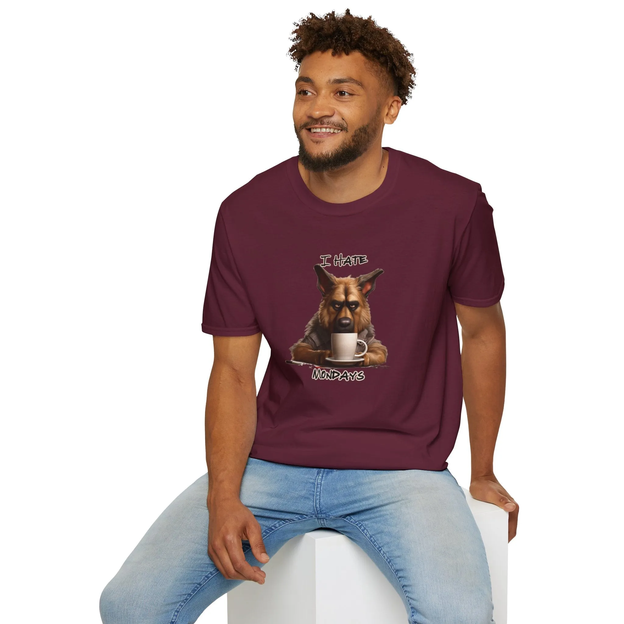 Grumpy Dog Unisex Softstyle T-Shirt