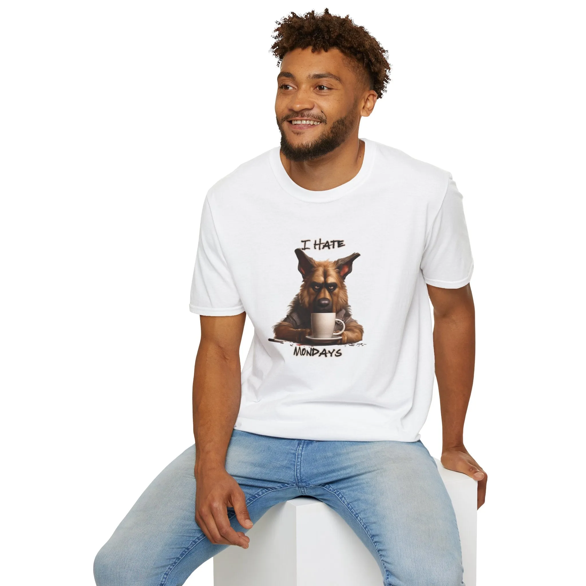 Grumpy Dog Unisex Softstyle T-Shirt