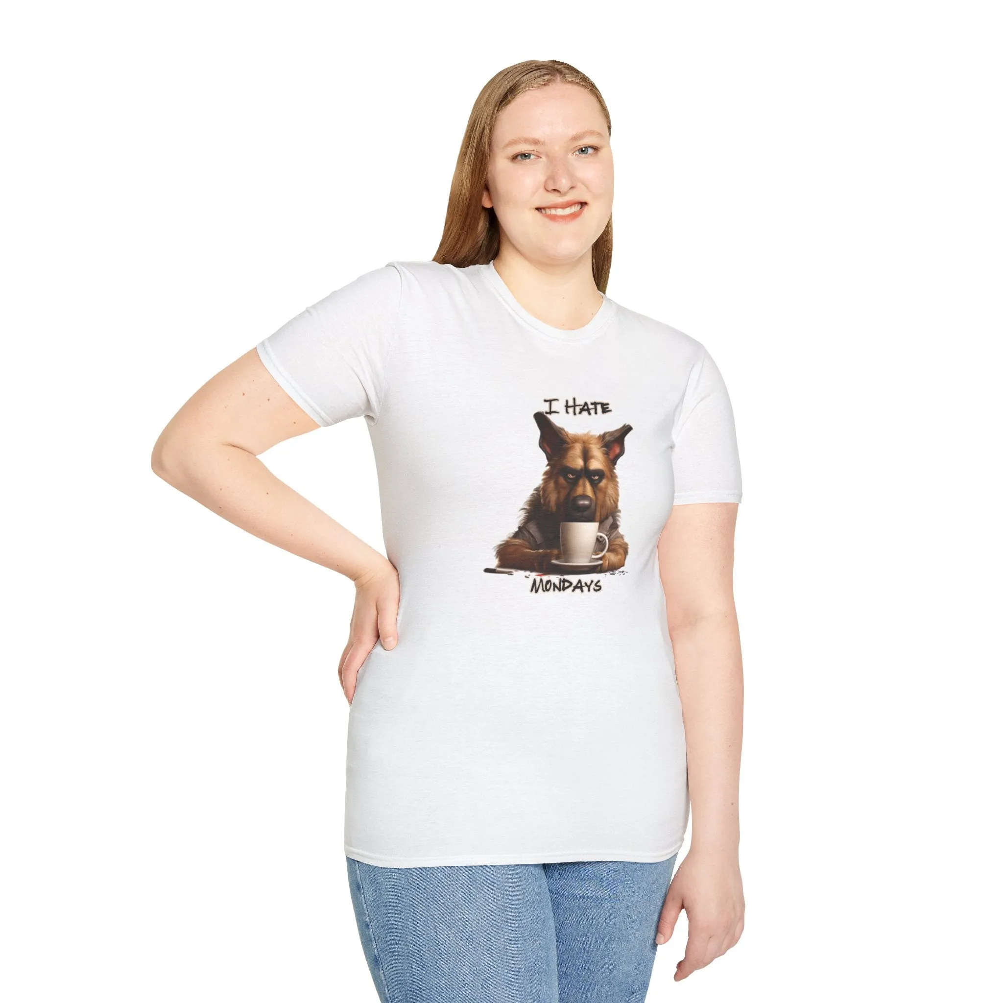 Grumpy Dog Unisex Softstyle T-Shirt