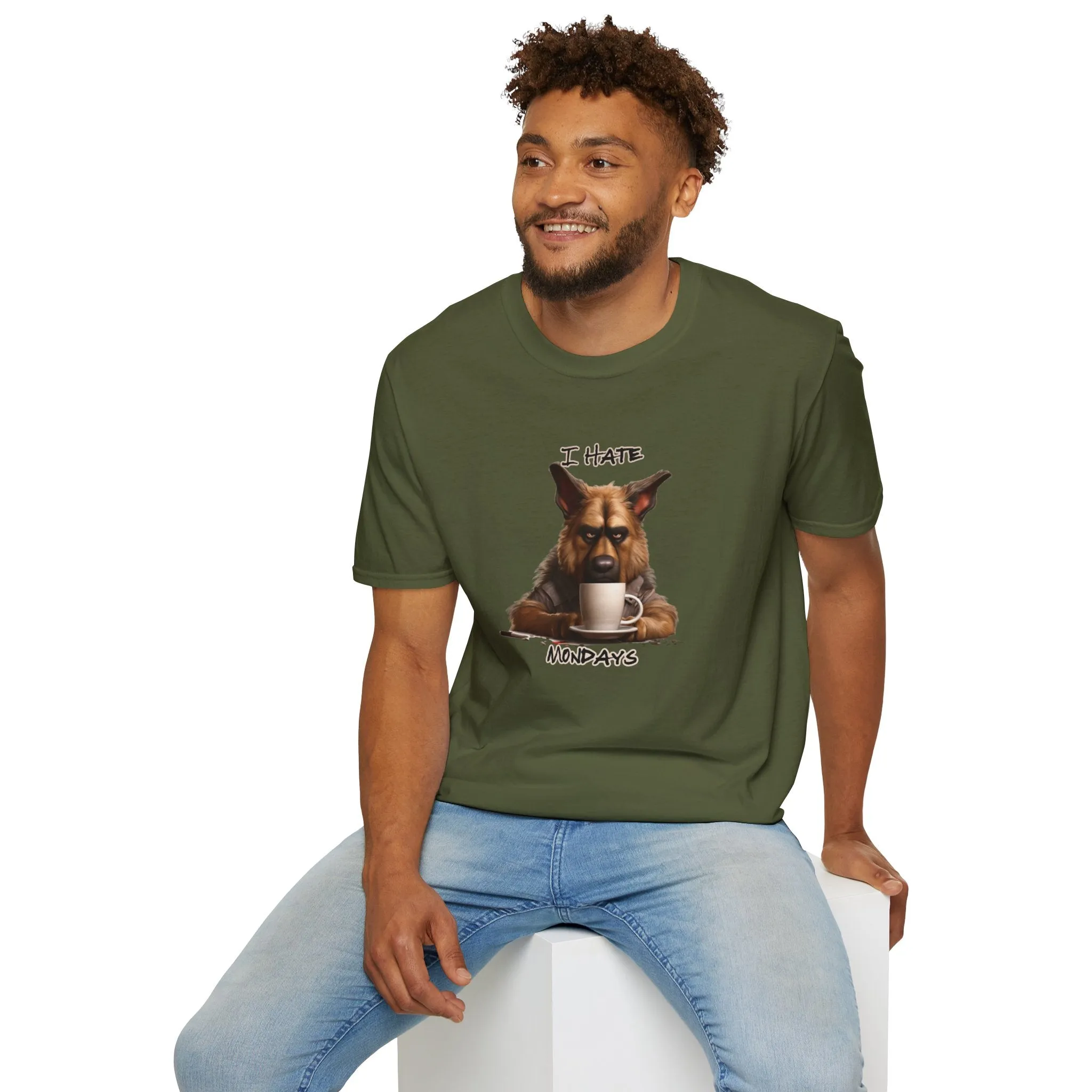 Grumpy Dog Unisex Softstyle T-Shirt