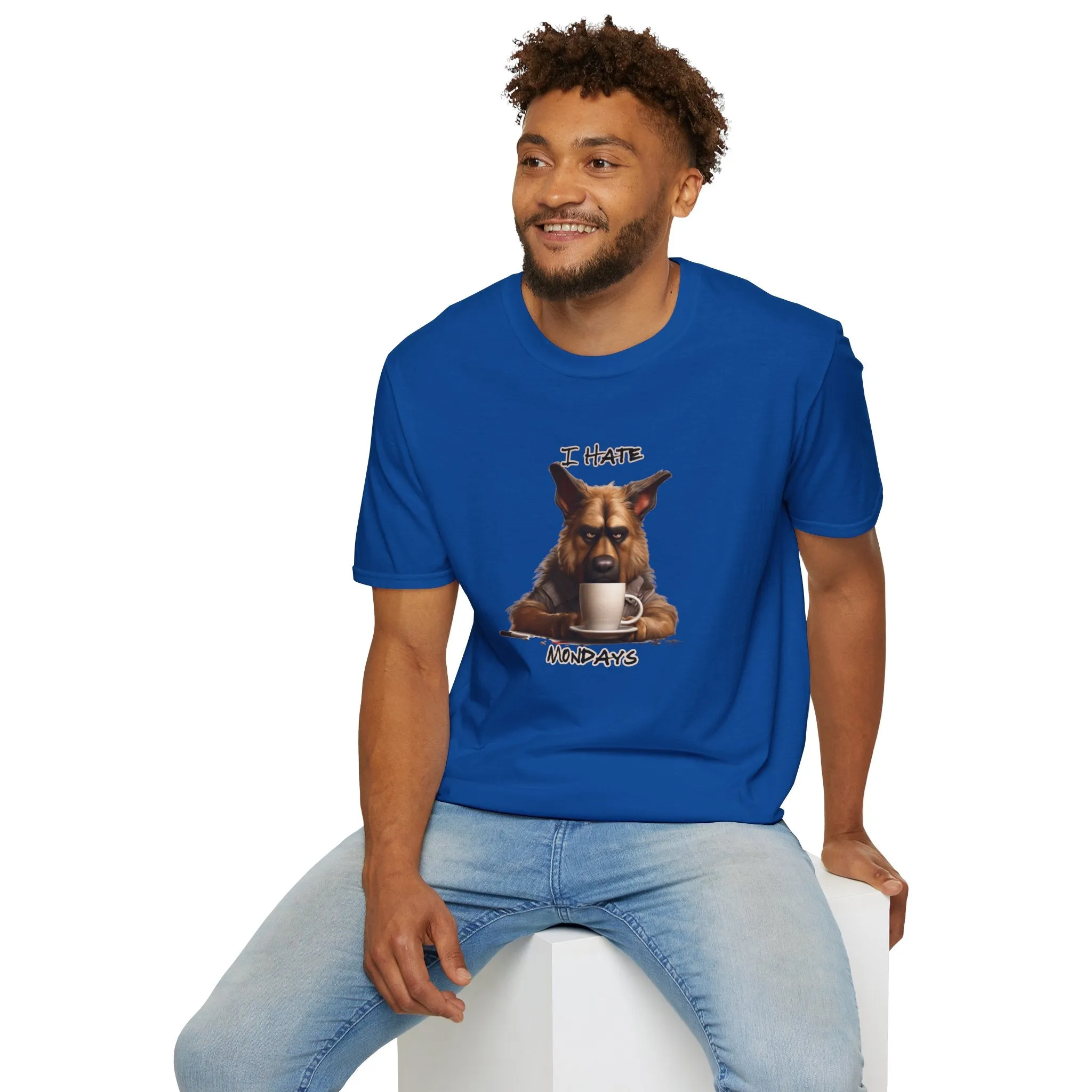 Grumpy Dog Unisex Softstyle T-Shirt