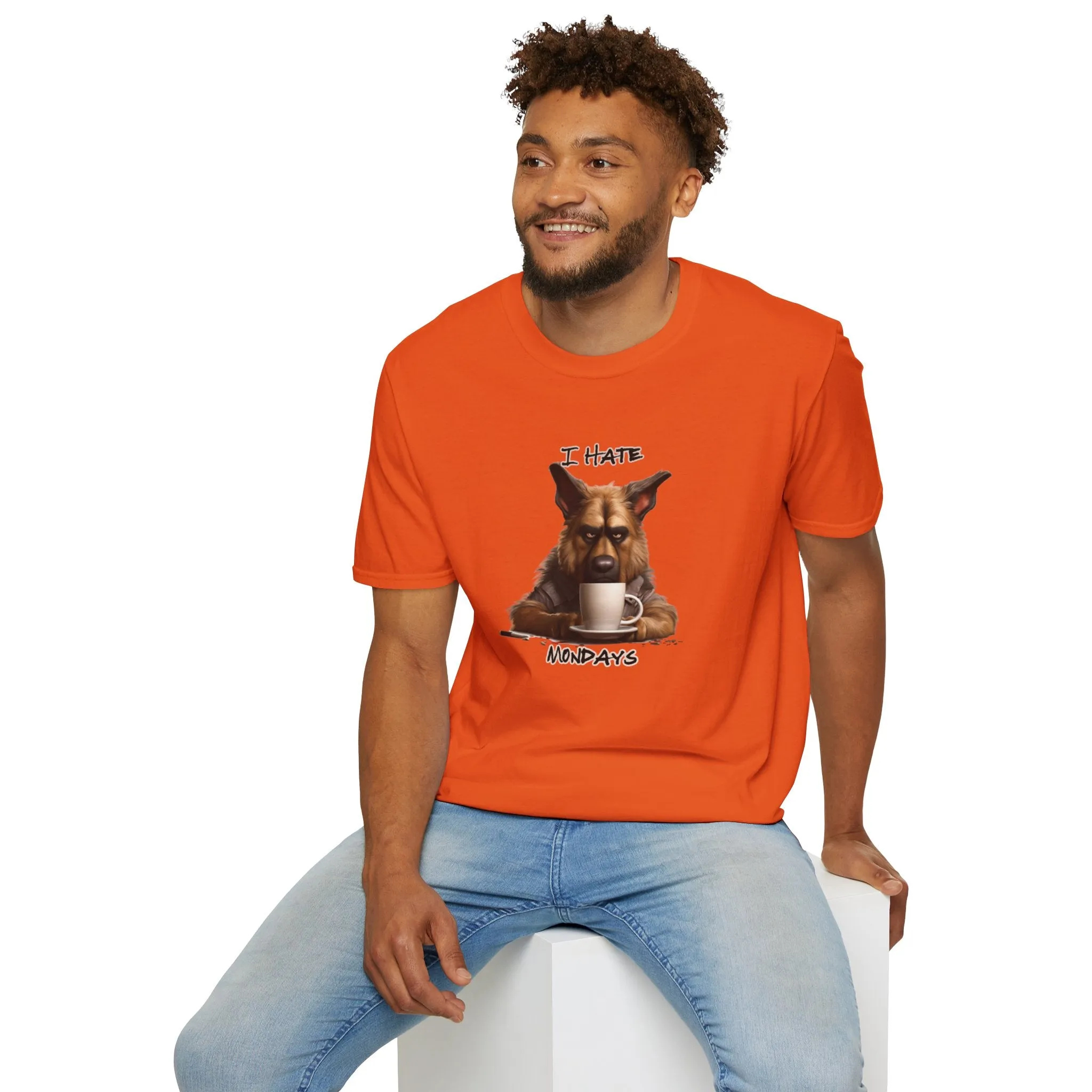 Grumpy Dog Unisex Softstyle T-Shirt