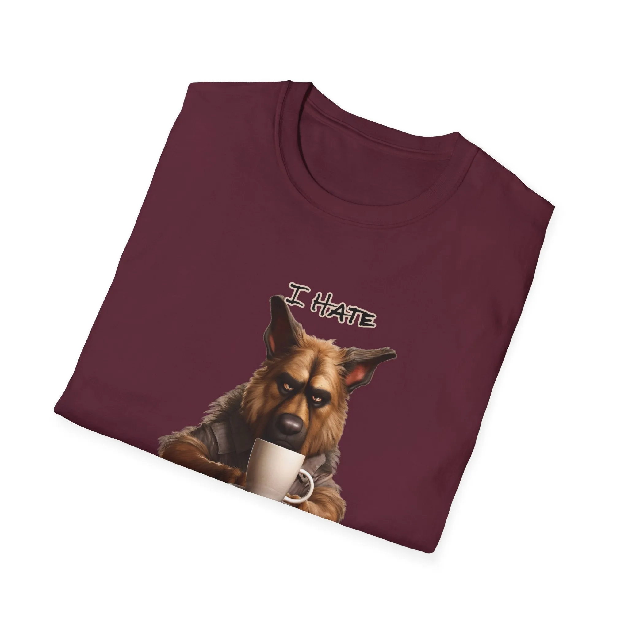 Grumpy Dog Unisex Softstyle T-Shirt