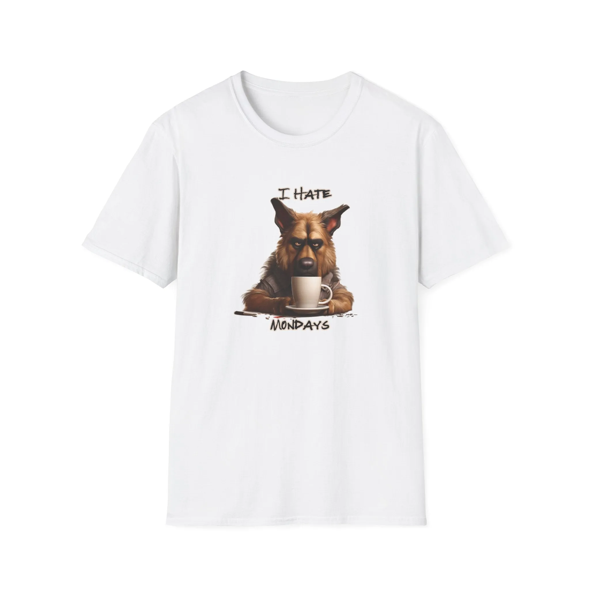 Grumpy Dog Unisex Softstyle T-Shirt