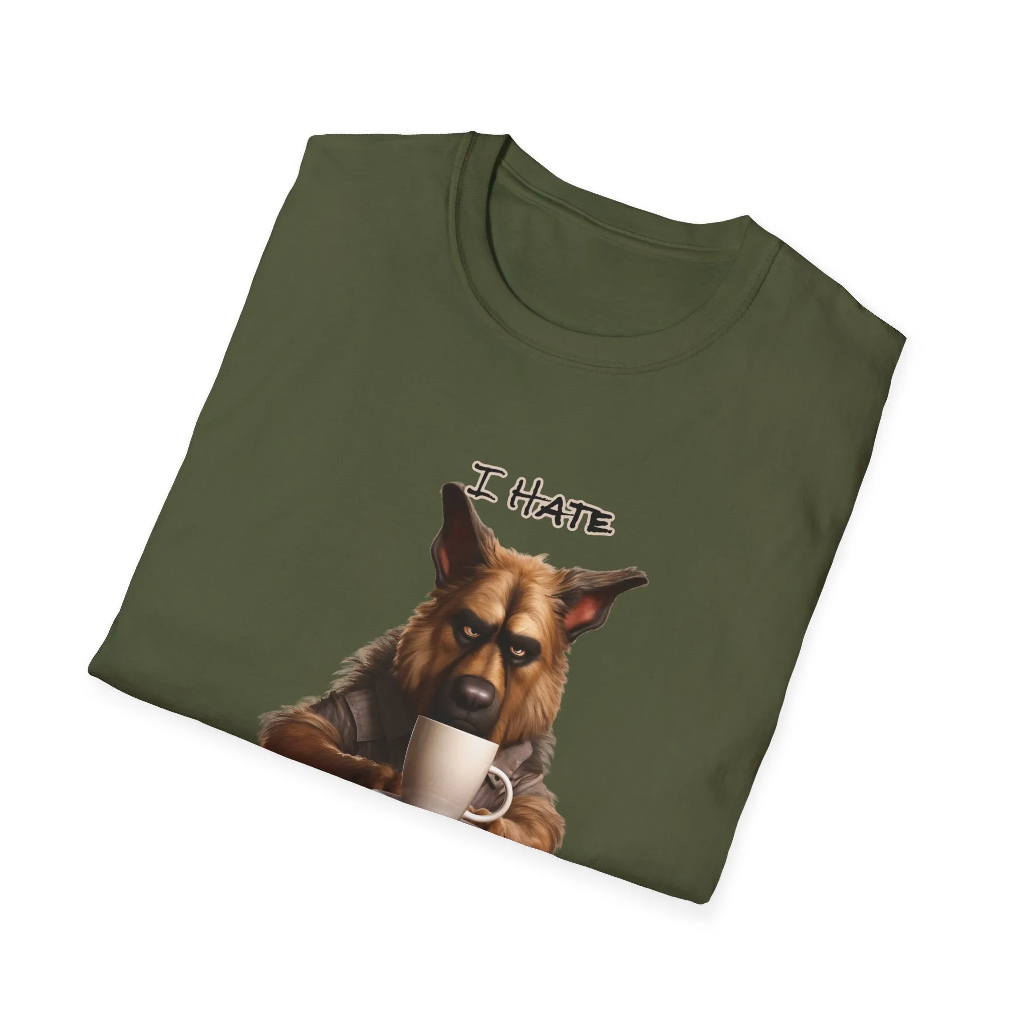 Grumpy Dog Unisex Softstyle T-Shirt