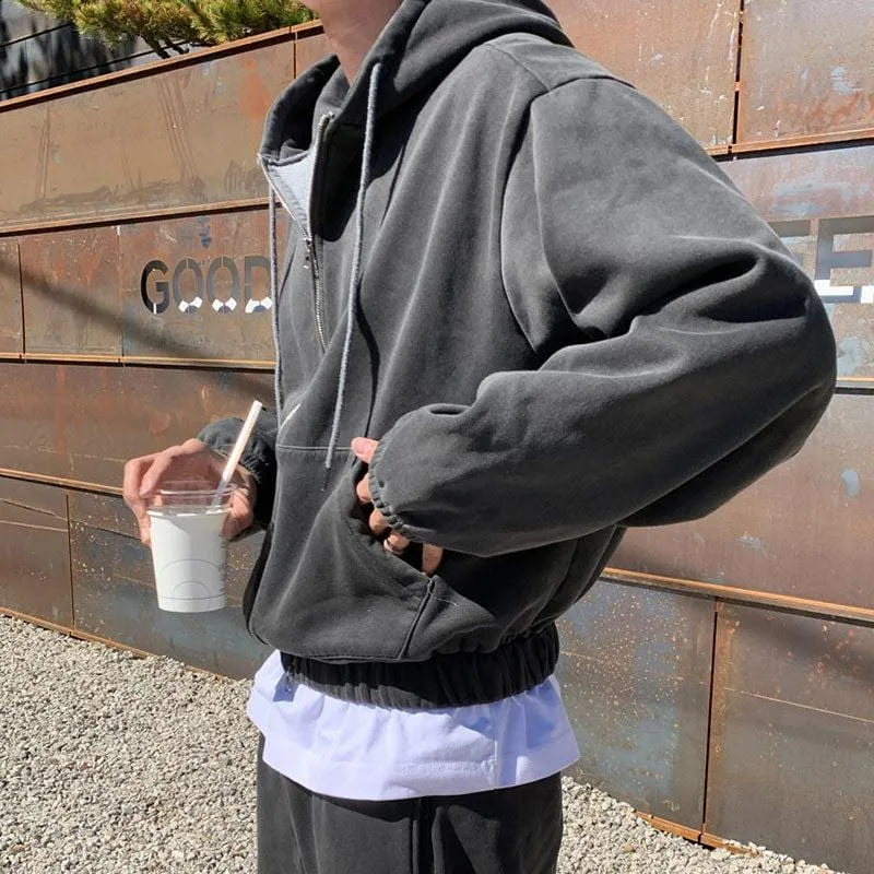 GS No. 94 Grey Zip-up Hoodie/Sweatpants