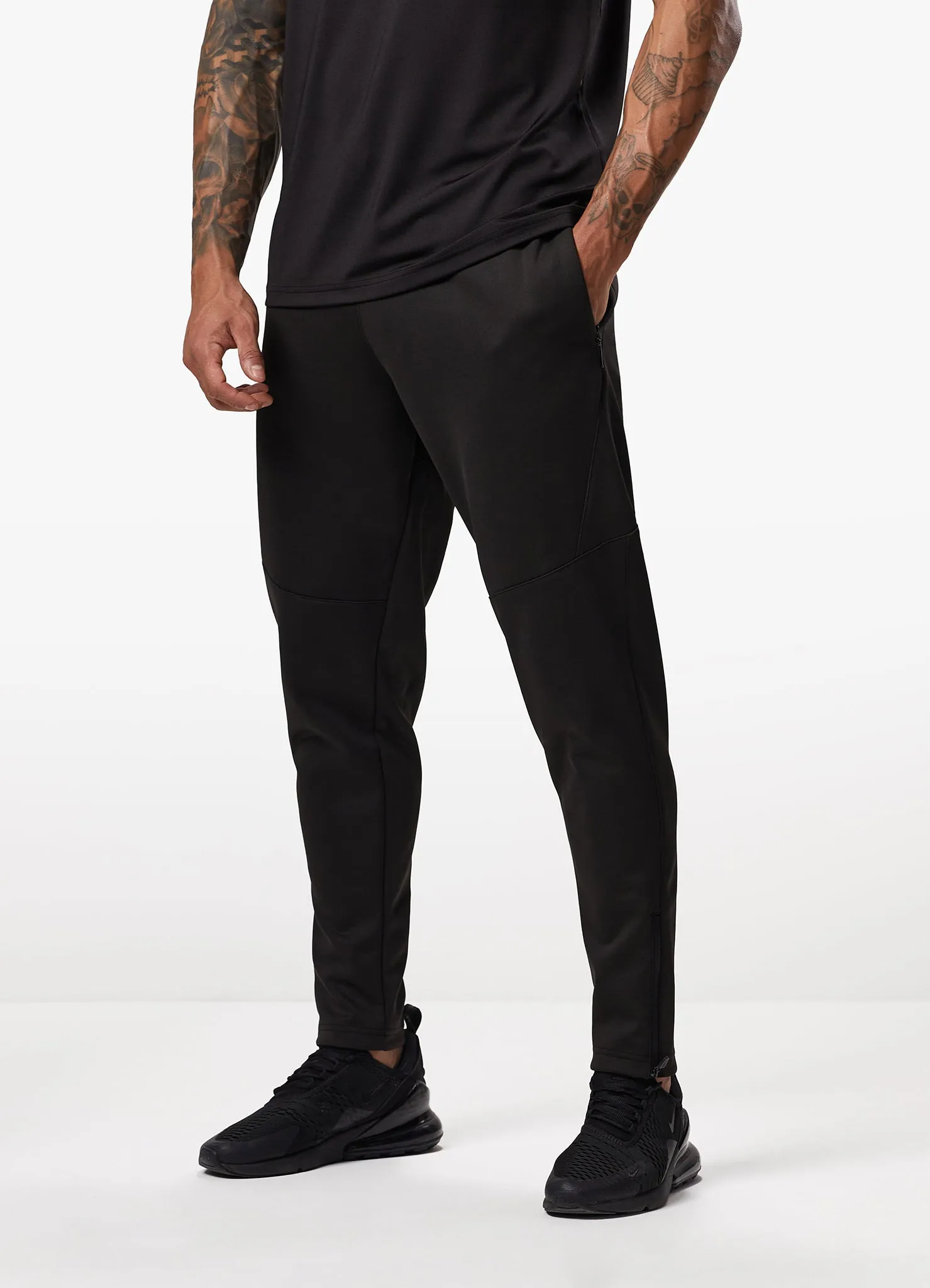 Gym King Alpha Poly Tracksuit - Black