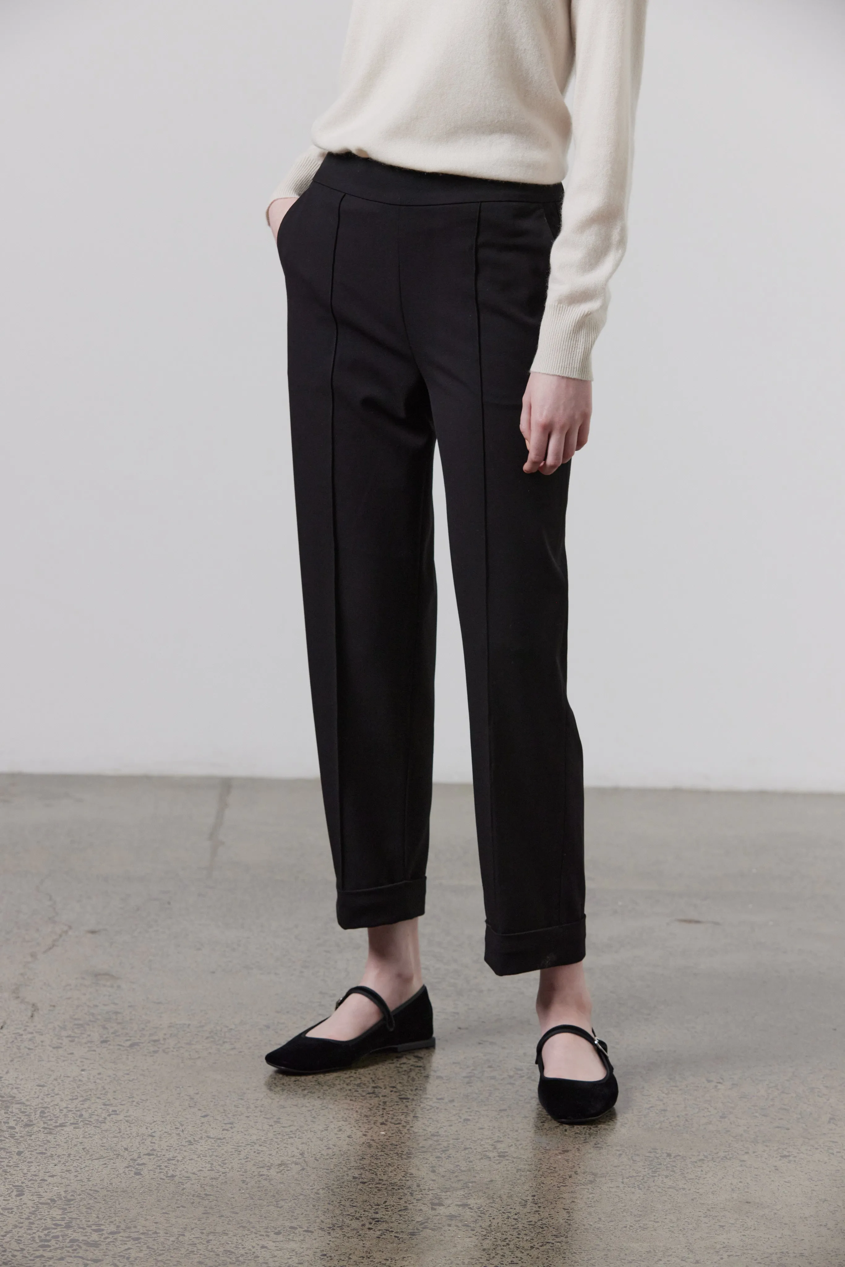 Hardy Cropped Pant - Black