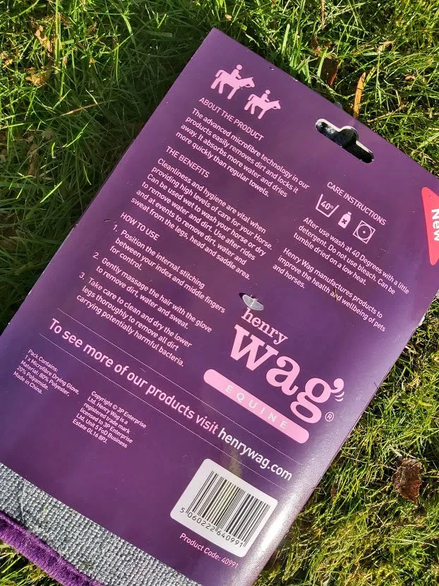 Henry Wag Equine Microfibre Cleaning Glove