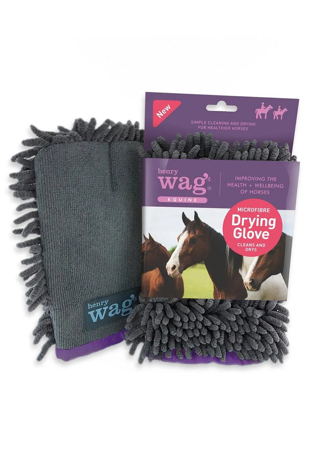 Henry Wag Equine Microfibre Cleaning Glove