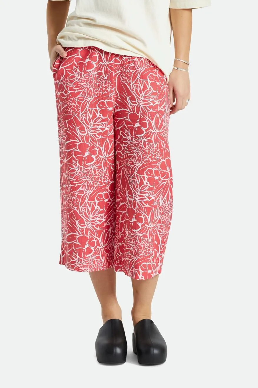 Indo Linen Wide Leg Pant