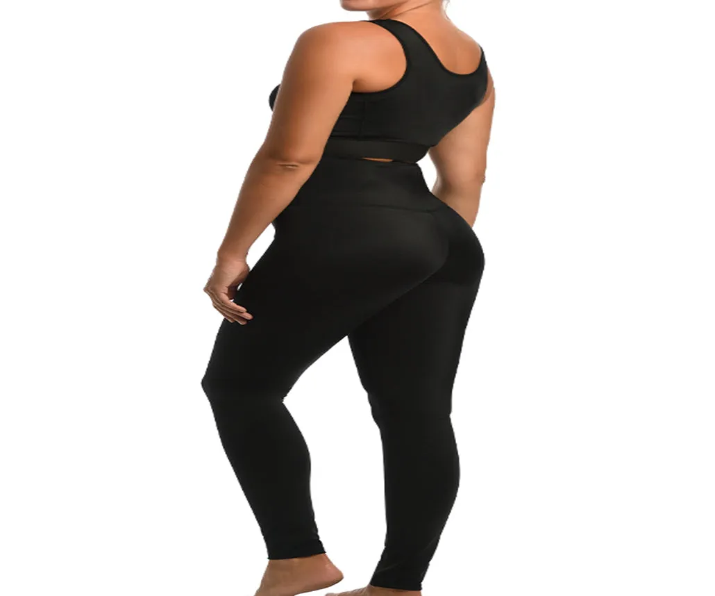 InstantFigure Plus Size Compression Hi-waist leggings 1WPL028C