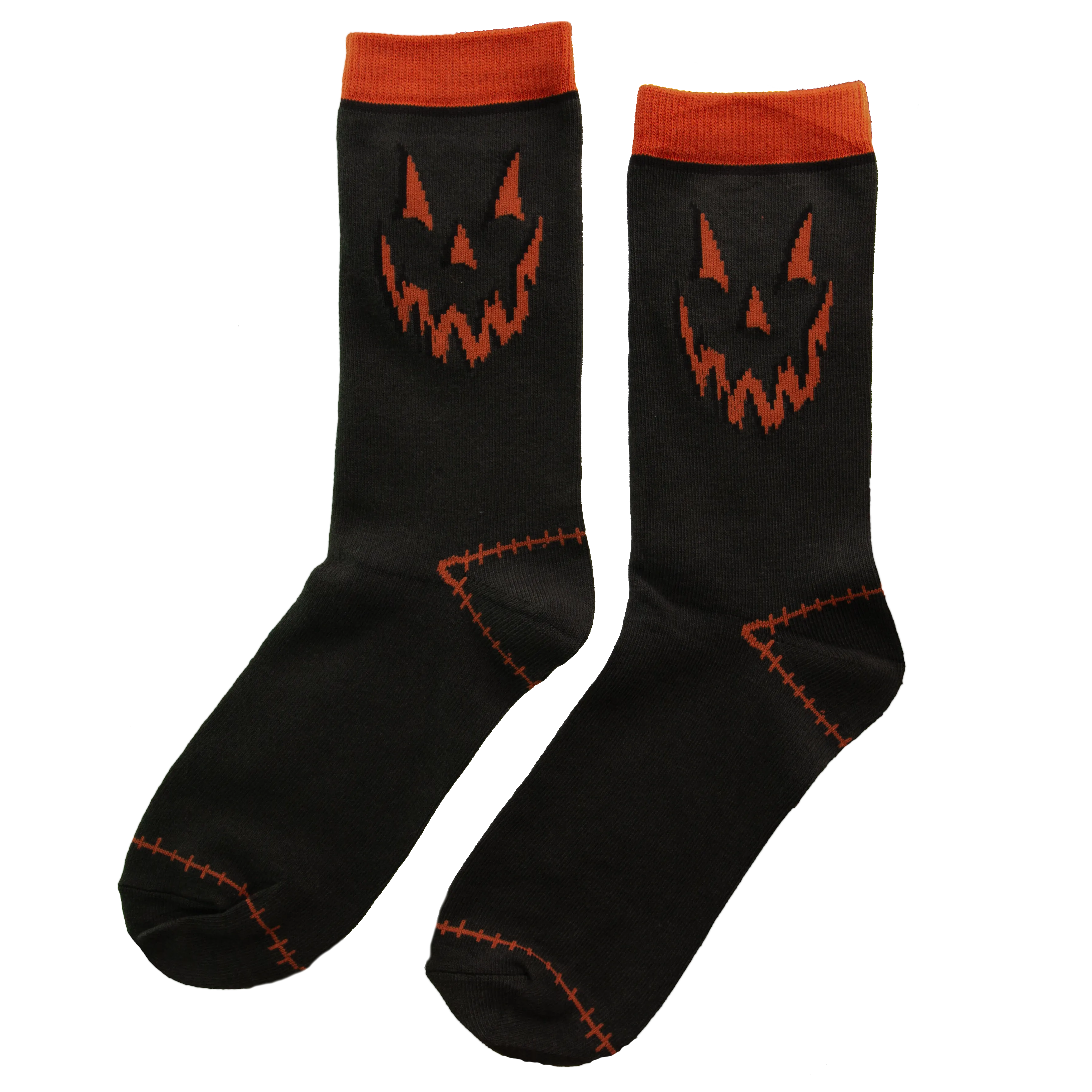 Jack-O-Lantern Pumpkin Socks