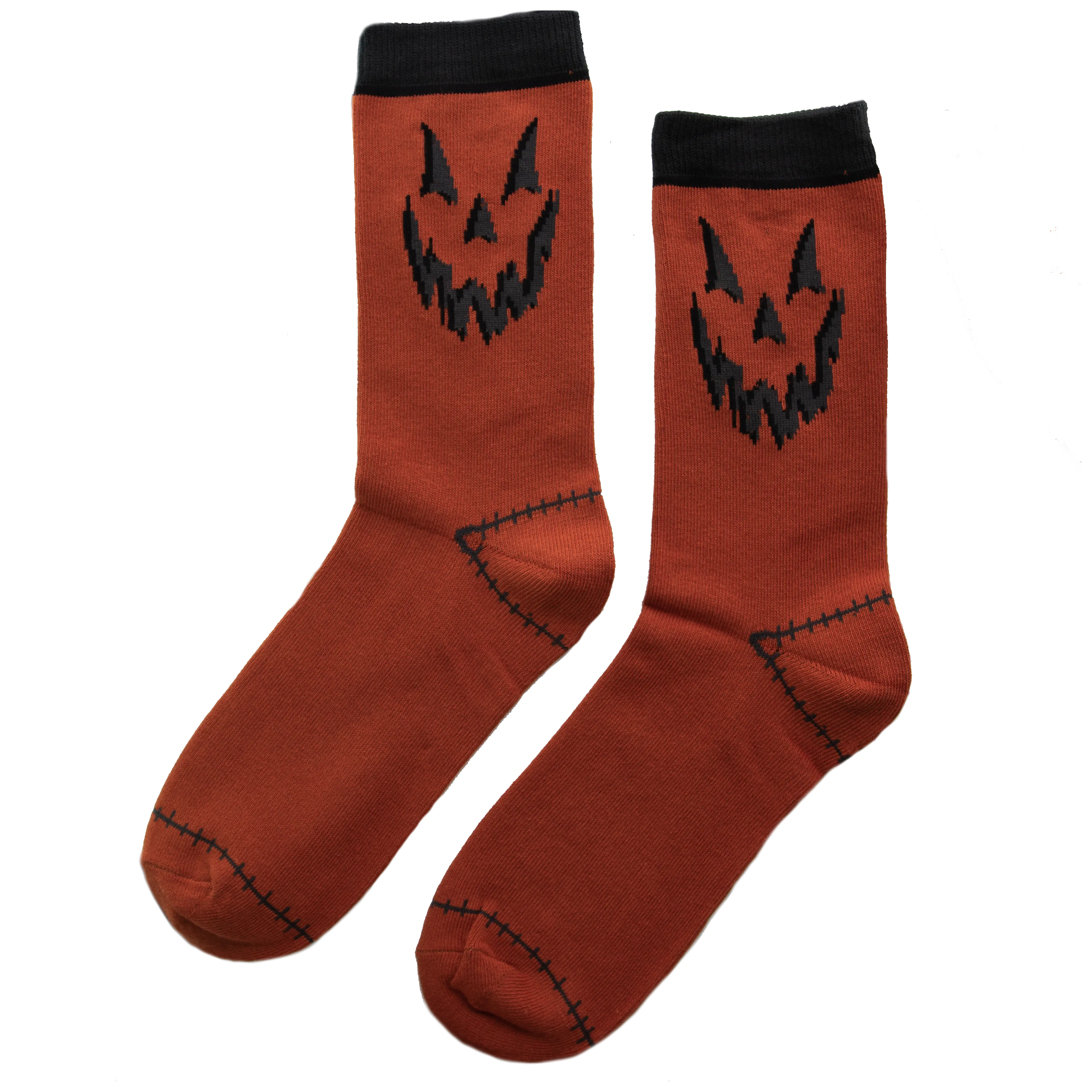 Jack-O-Lantern Pumpkin Socks