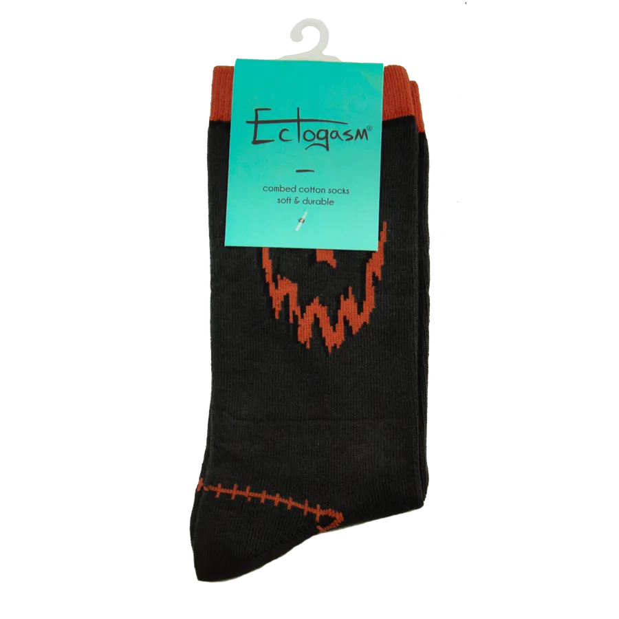 Jack-O-Lantern Pumpkin Socks