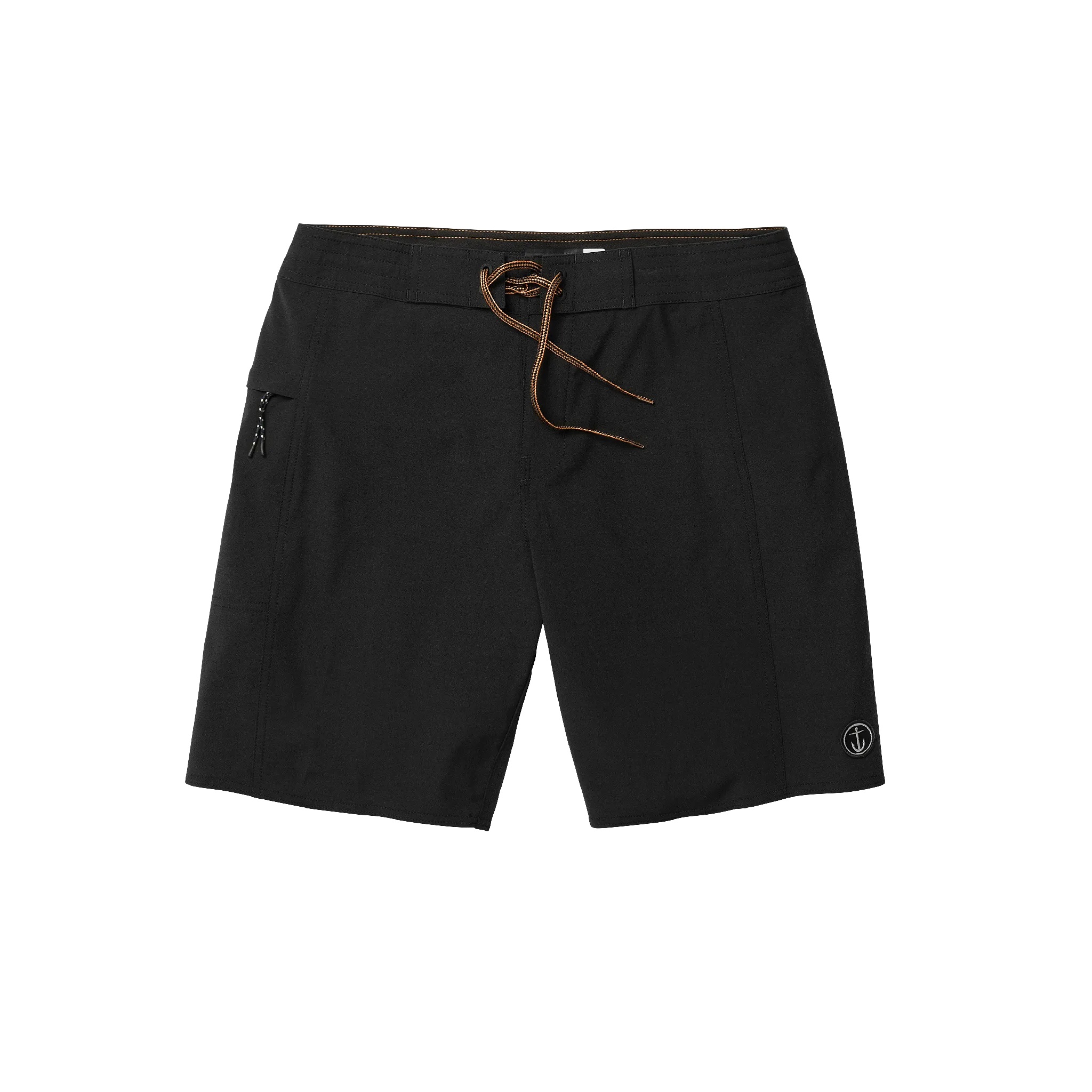 Keyhole Solid Boardshort - Black