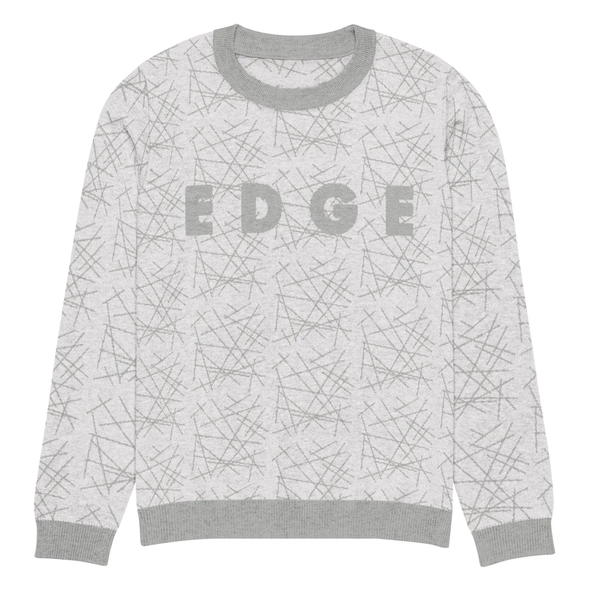 Knitted crew neck sweater