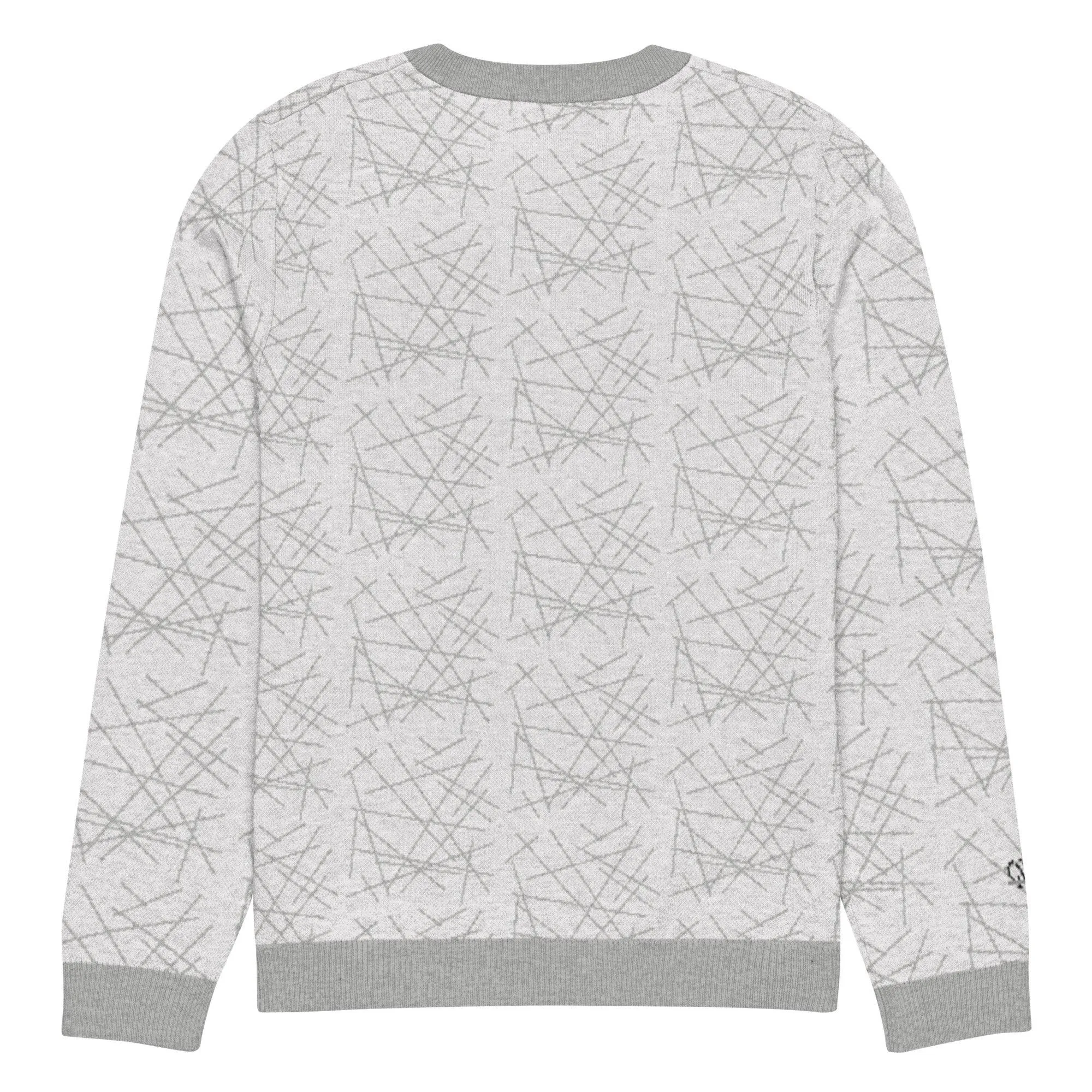 Knitted crew neck sweater