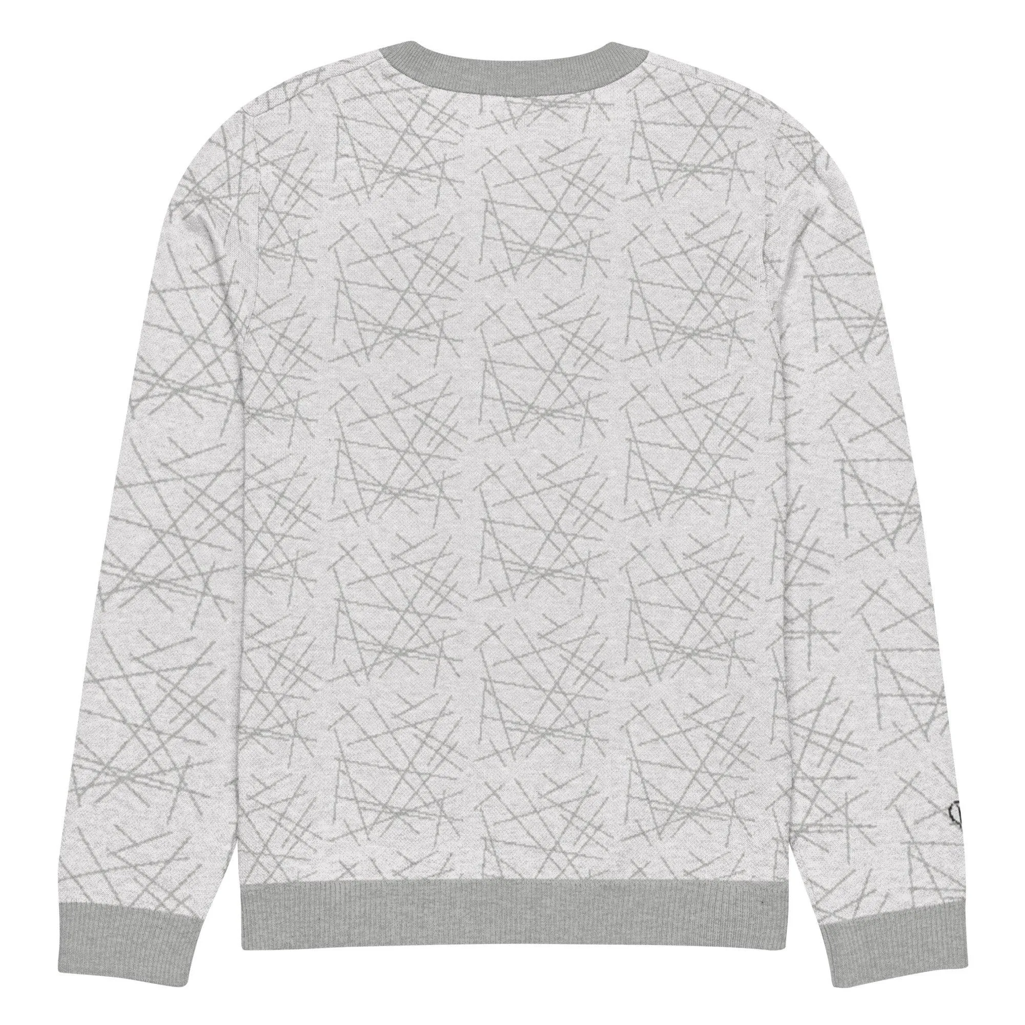 Knitted crew neck sweater