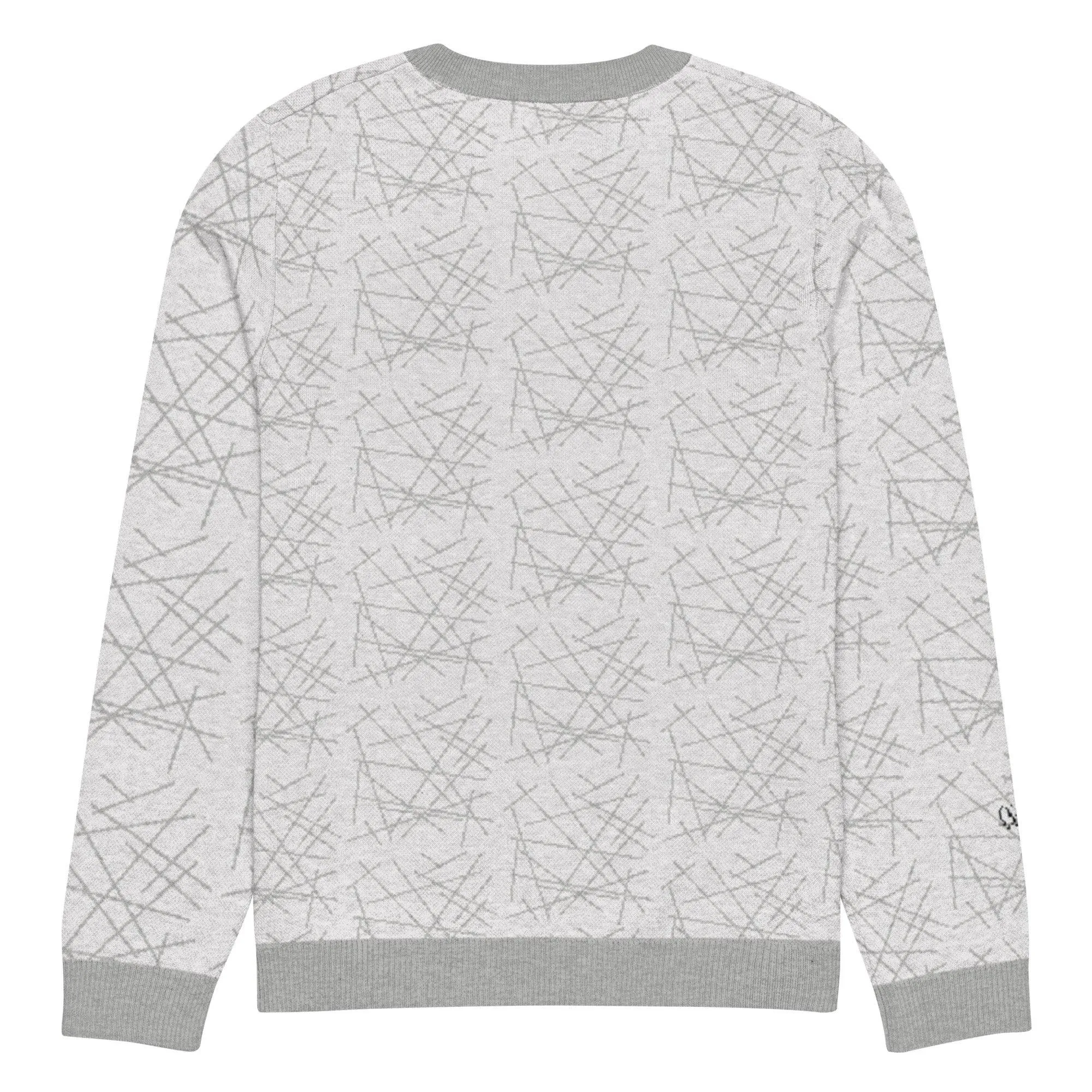 Knitted crew neck sweater