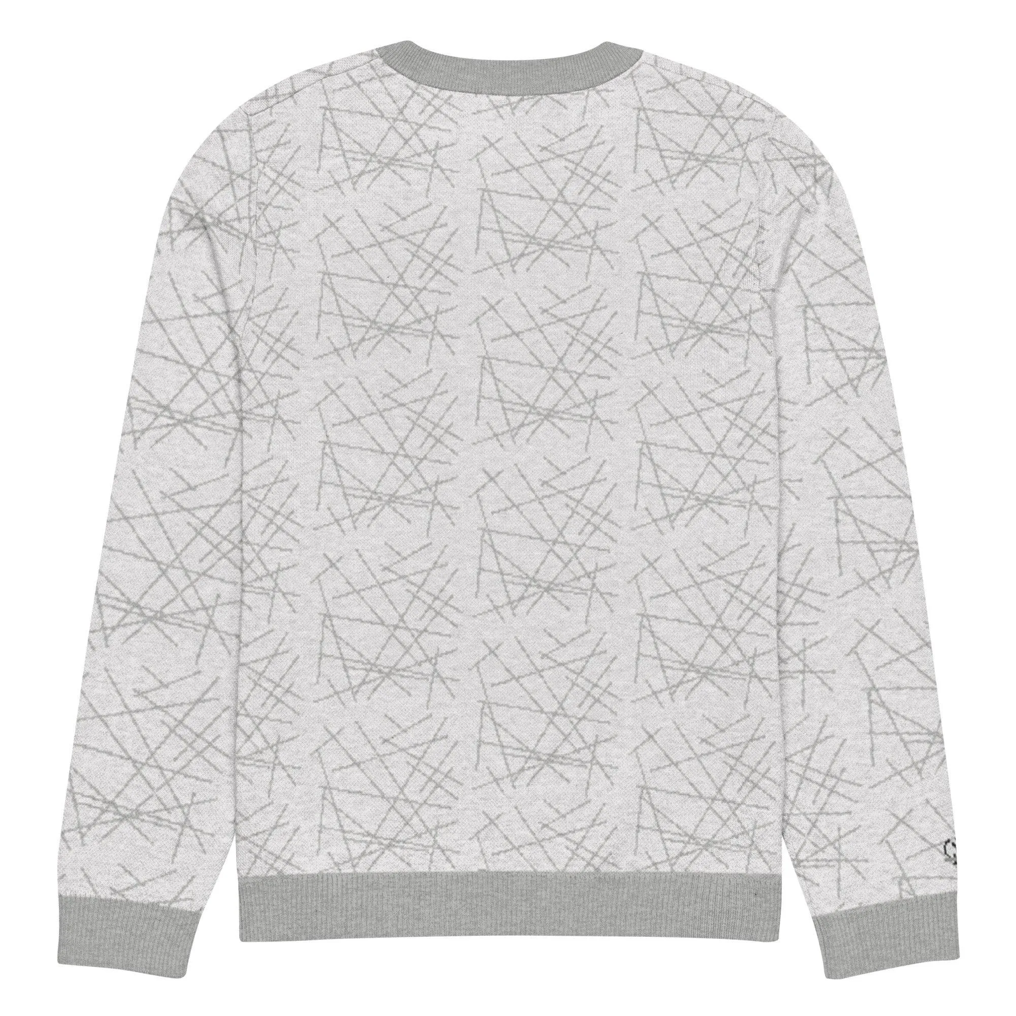 Knitted crew neck sweater