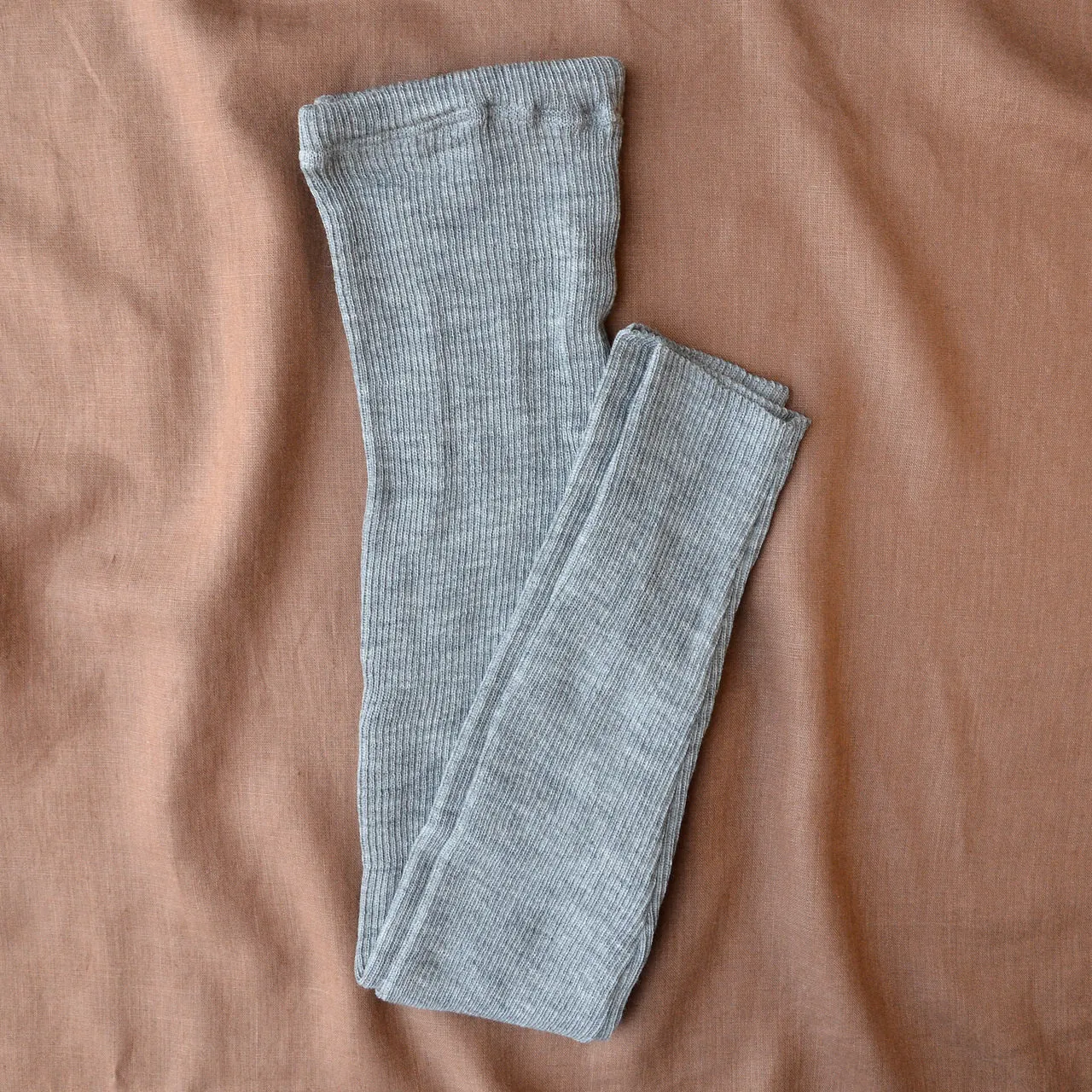 Lightweight Knitted Merino Rib Leggings (Kids 9-12y  / Women 8-12)