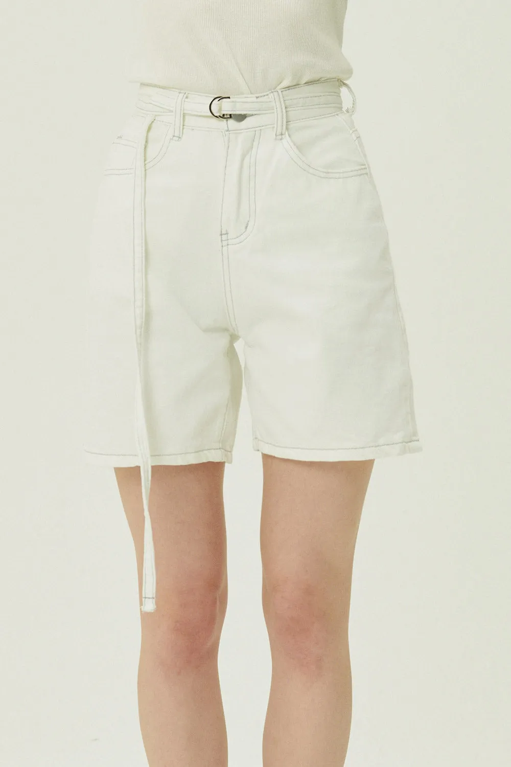 Lindy Belted Bermuda Shorts