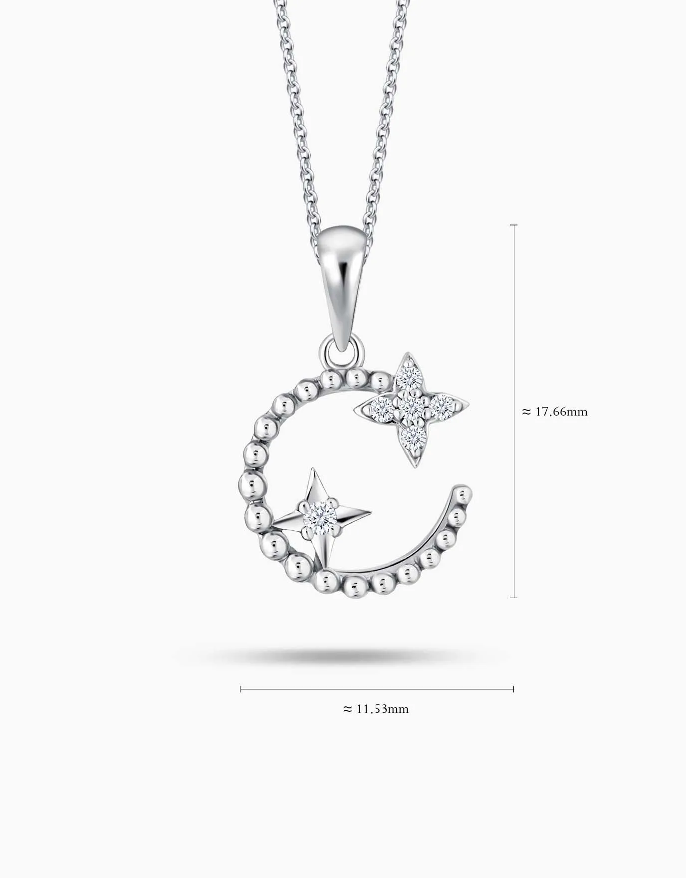 LVC Charmes Galaxy of Stars Diamond Pendant