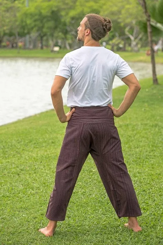 Men's Brown Fisherman Pants