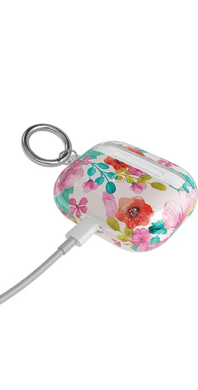 Out and About | Light Pink Floral AirPods Case