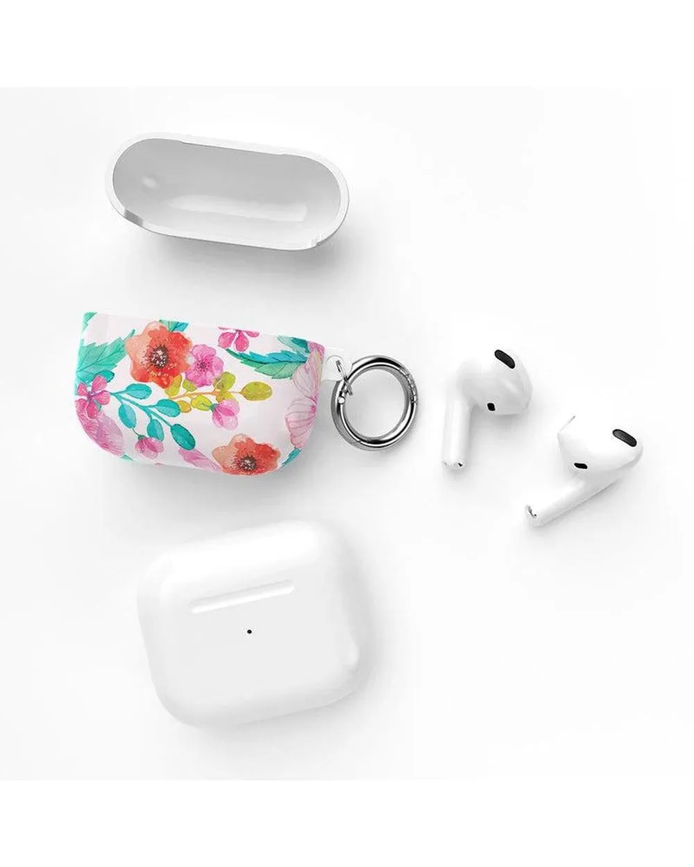 Out and About | Light Pink Floral AirPods Case