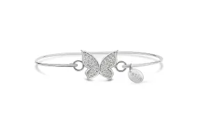 Pave' Icon Bracelet Spread Your Wings Butterfly